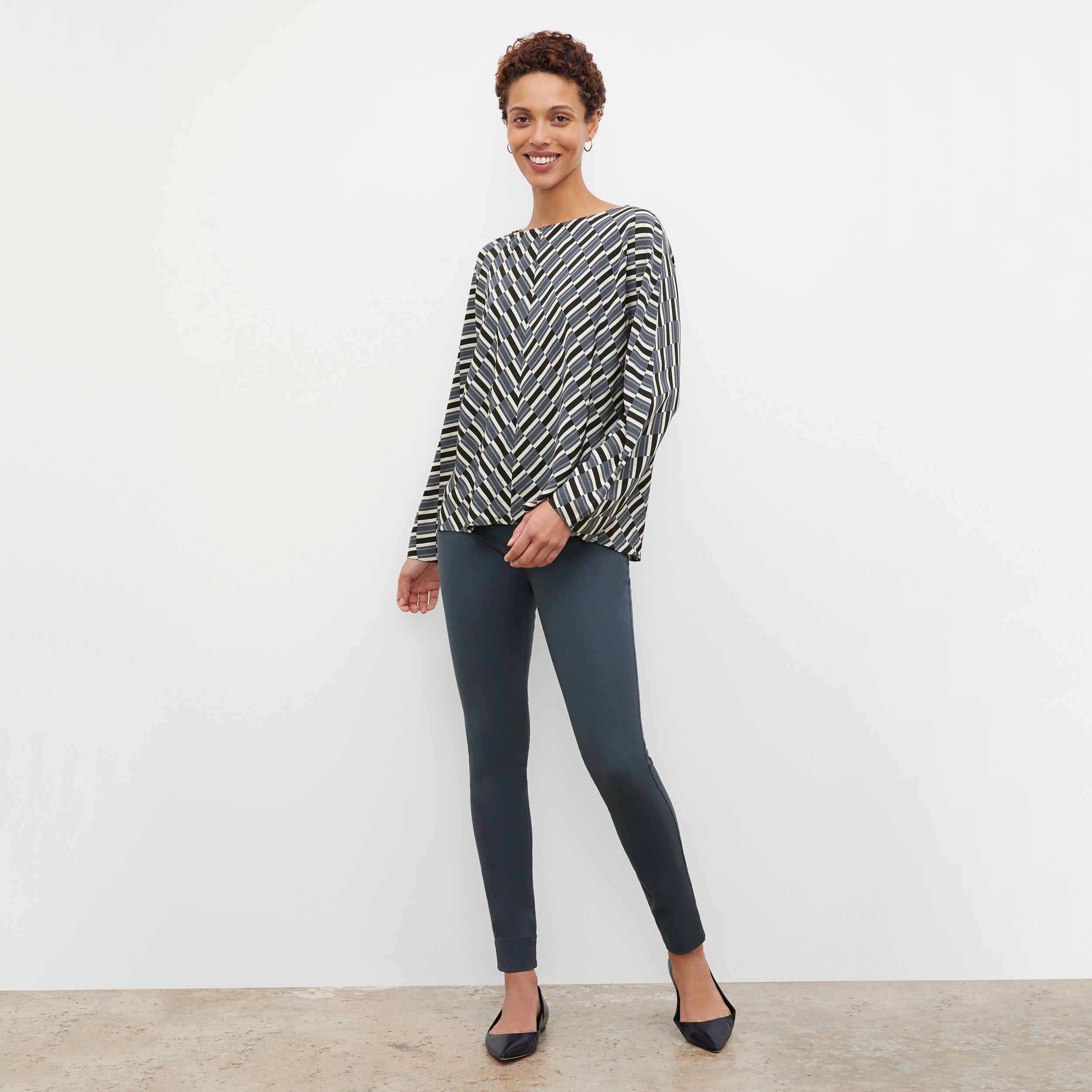 Sammataro Eco-Friendly Jeans - Better Than Denim in Dusty Indigo | Sustainable Fashion for Casual Wear & Everyday Outfits