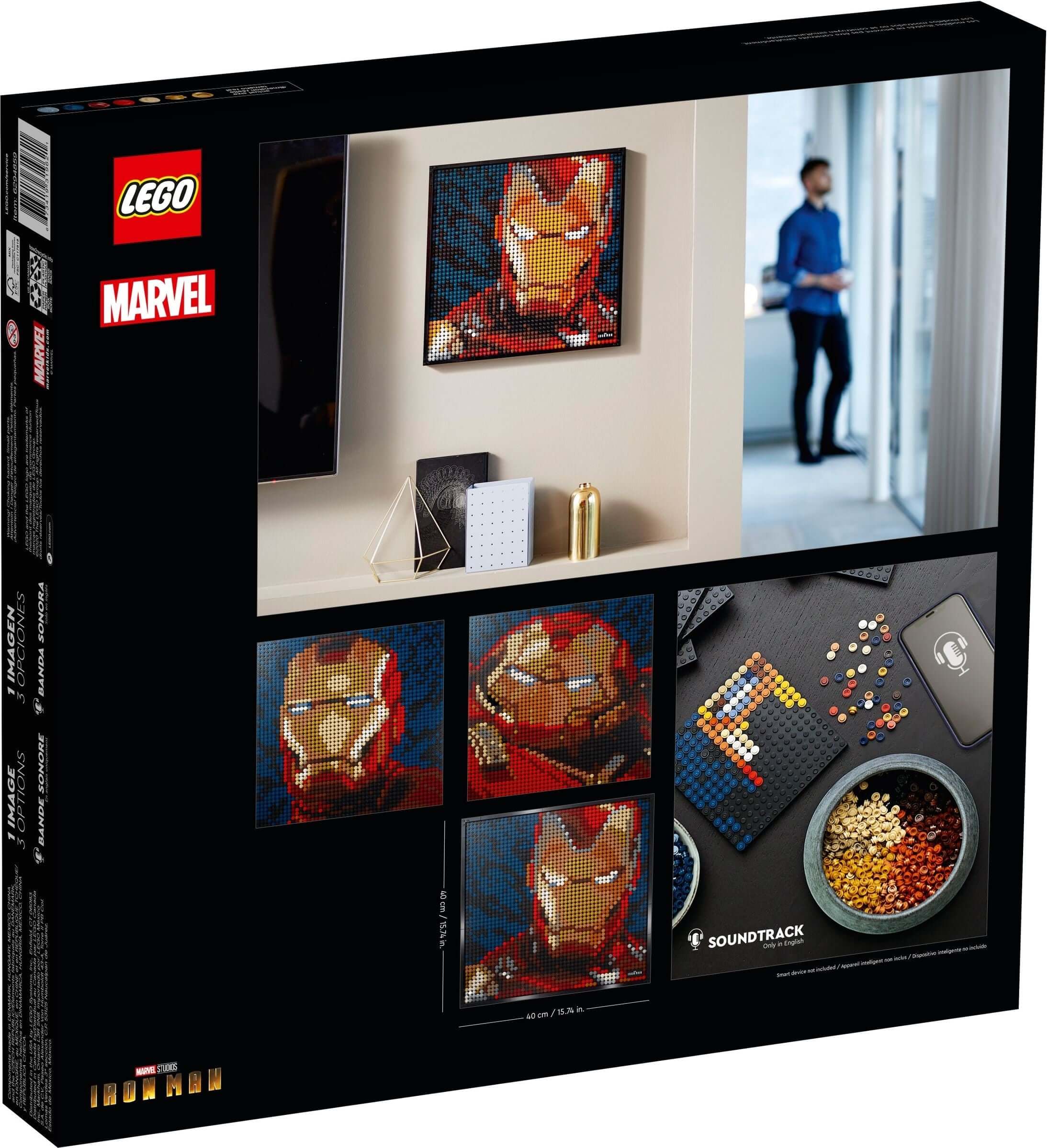 LEGO 31199 Marvel Studios Iron Man Building Kit - Collectible Superhero Toy for Kids & Adults - Perfect for Marvel Fans, Gift Giving & Creative Play