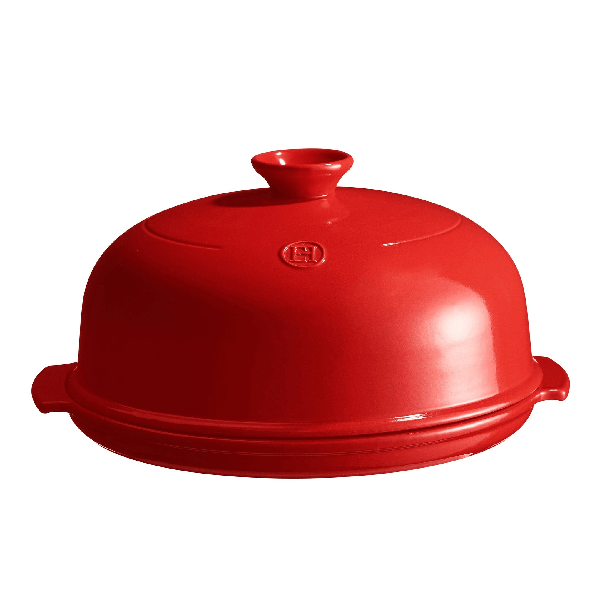 Emile Henry Artisan Bread Cloche - Burgundy Red Ceramic Baking Dome for Perfect Homemade Bread | Ideal for Sourdough, Baguettes & Rustic Loaves