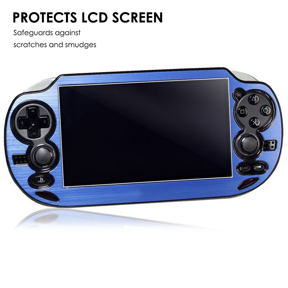AFUNTA 2-Pack Screen Protector Set for Sony PlayStation Vita 1000 - 4 Pcs Tempered Glass Front Screen Protector & HD Clear PET Back Cover Film - Compatible with PS Vita PSV PCH-1000 - Perfect for Gaming Protection and Scratch Prevention