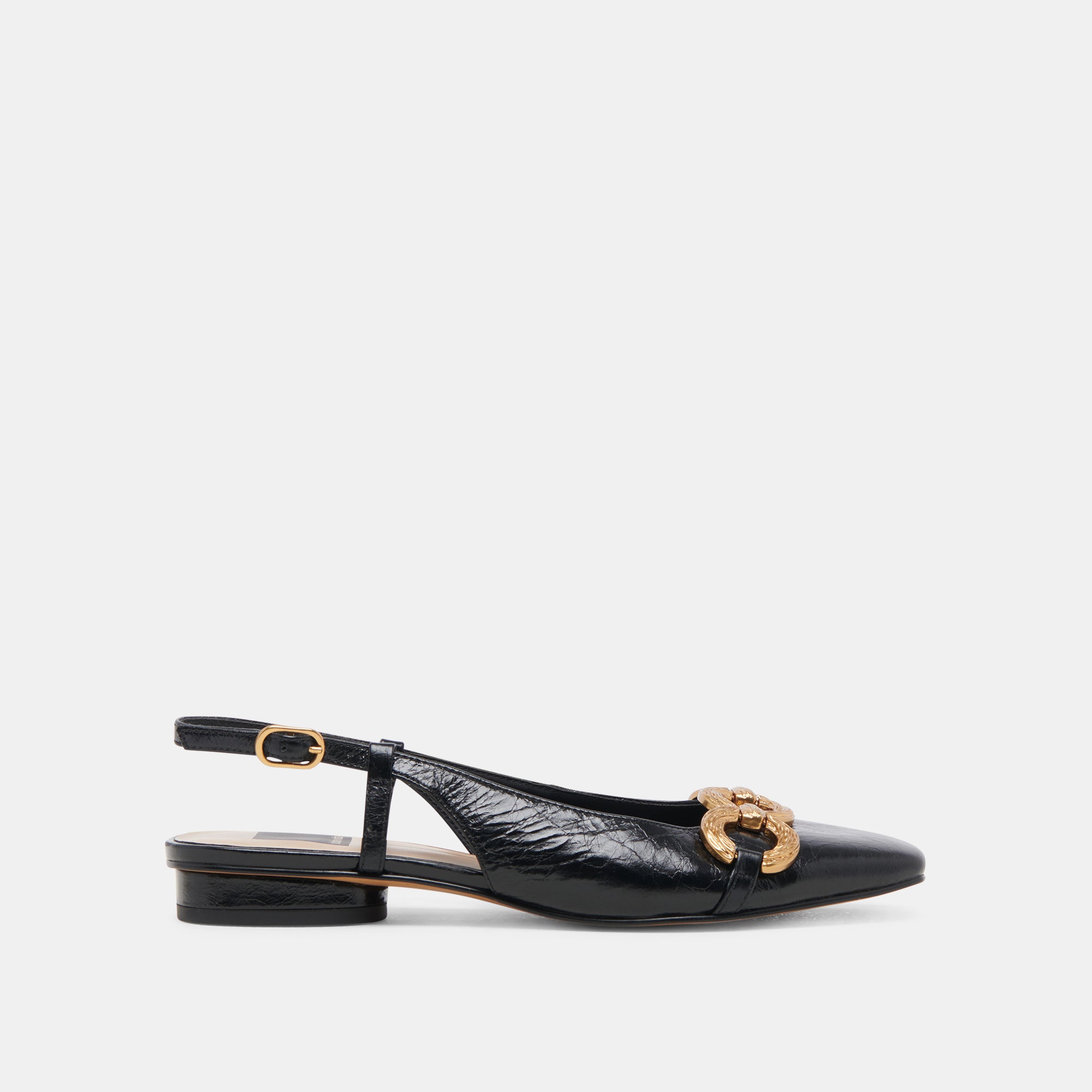 RAMANO FLATS MIDNIGHT CRINKLE PATENT - Stylish Women's Dress Shoes for Work, Party & Evening Events | Comfortable & Fashionable Heels for Professional & Social Occasions