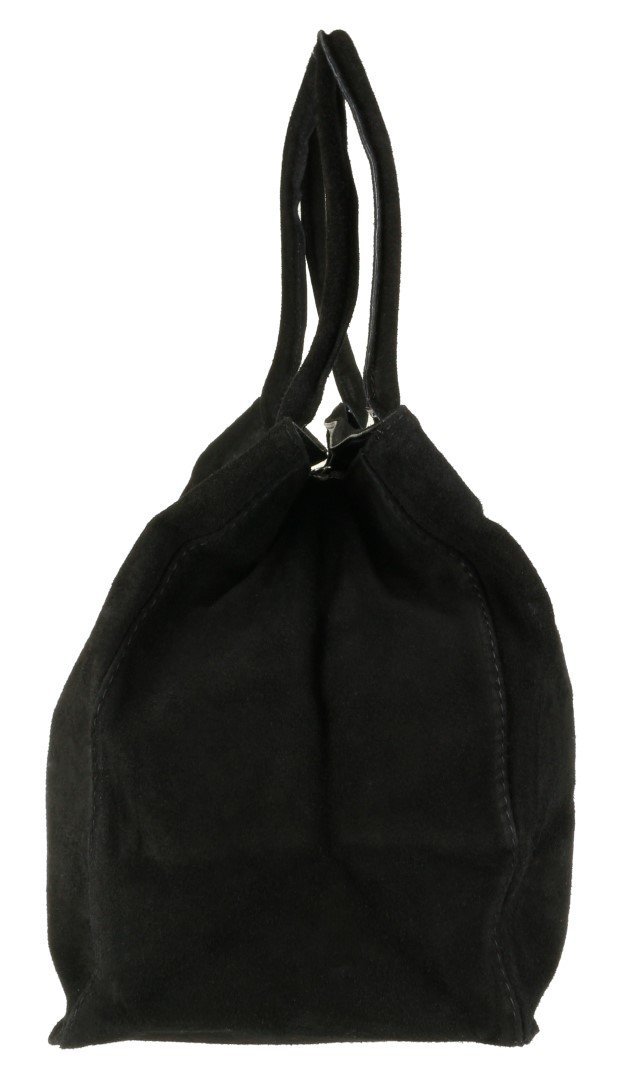 Stylish Women's Expandable Italian Suede Leather Shoulder Bag - Fashionable Handbag for Work, Travel & Everyday Use