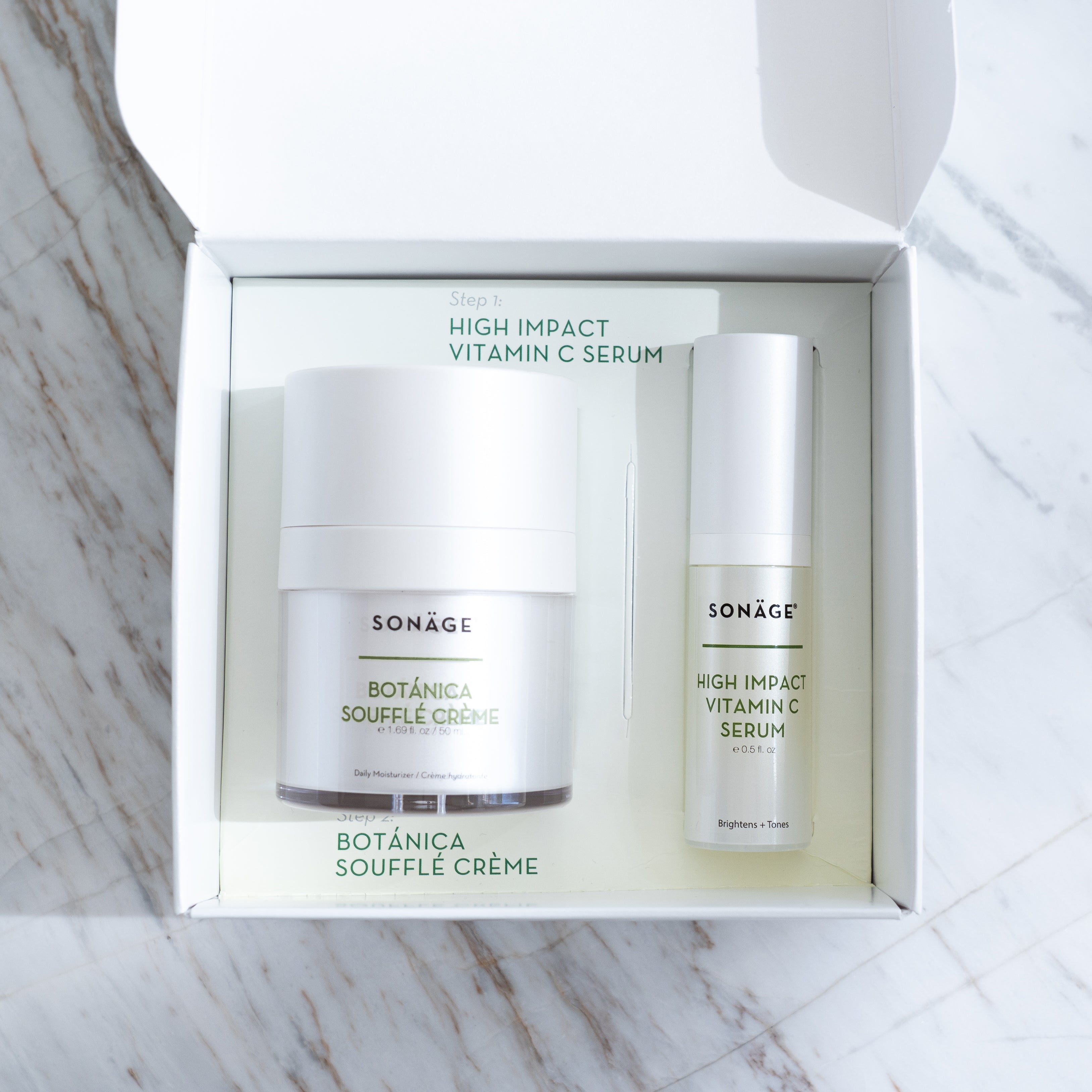 Skin Tone Correcting Duo Set - Brightening & Even Complexion (Wholesale) | Perfect for Daily Skincare Routine & Makeup Prep