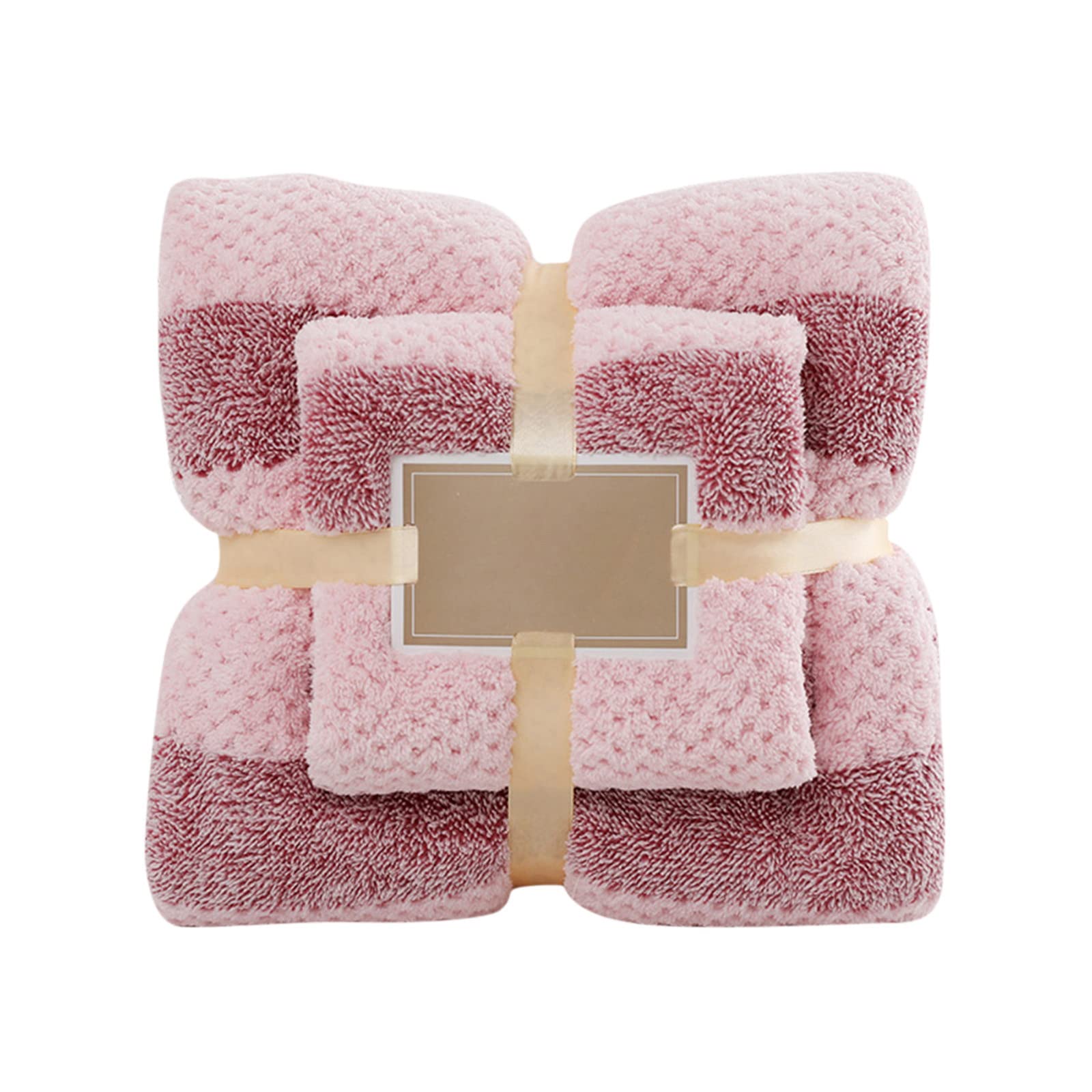 Premium Absorbent High-Density Bath Towel & Soft Coral Fleece Towel Set - 2-in-1 Luxury Home Textiles for Spa, Gym, and Beach Use
