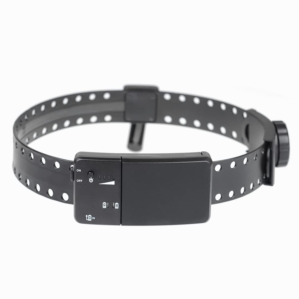 XUX 5W Ultra Bright LED Headlamp with Adjustable Headband - Includes 2 Rechargeable Batteries - Perfect for Camping, Hiking, Running & Night Work