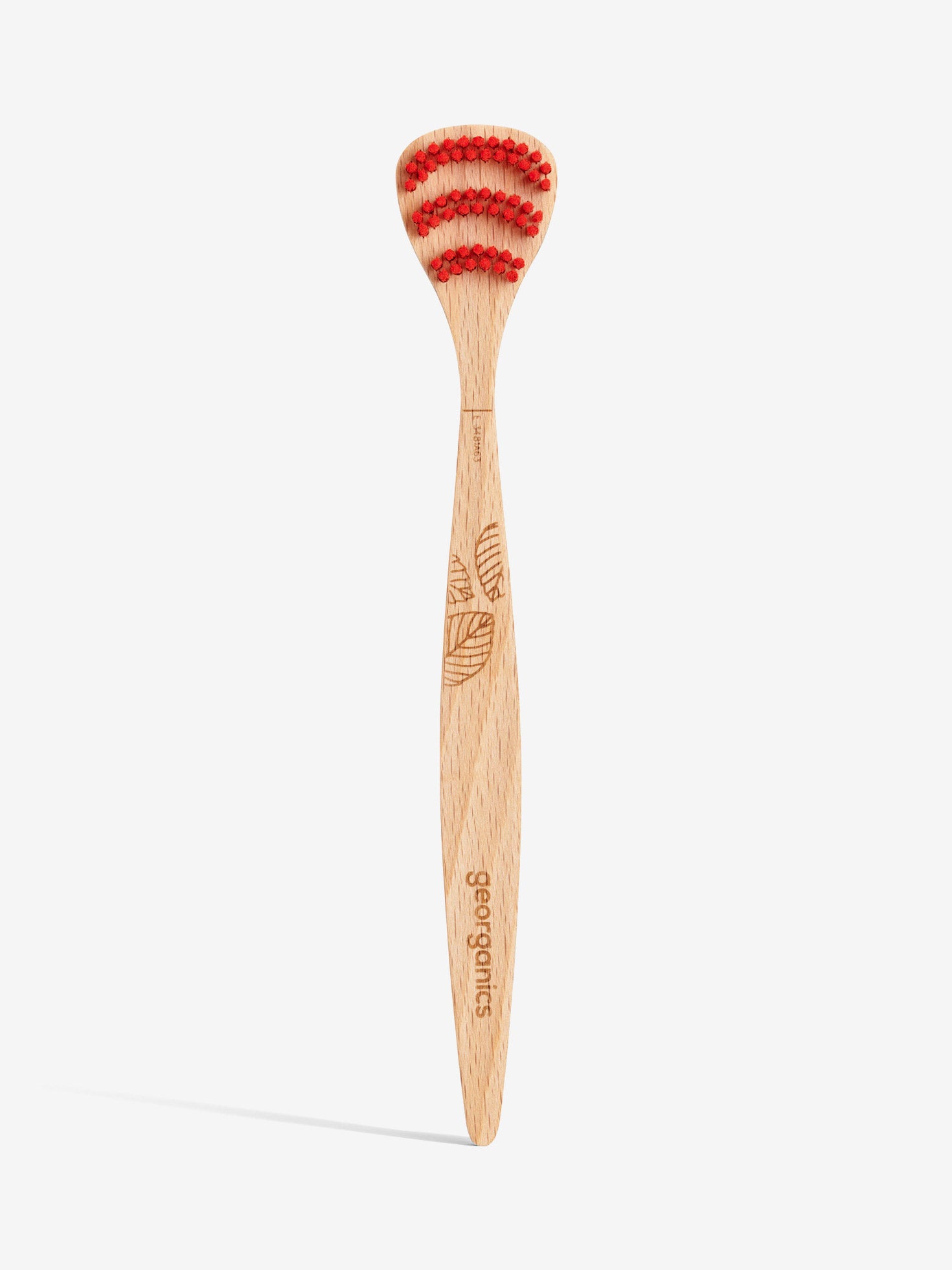 Georganics Natural Beechwood Tongue Cleaner - Organic Tongue Scraper for Fresh Breath & Oral Hygiene - Perfect for Daily Dental Care & Bad Breath Prevention