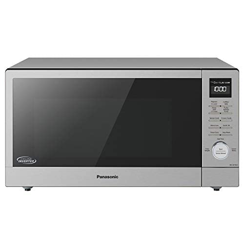 Panasonic NN-SD78LS 1.6 cu ft Countertop Microwave Oven with NN-TK73LSS 30-Inch Trim Kit - Perfect for Small Kitchens, Dorms & Office Break Rooms