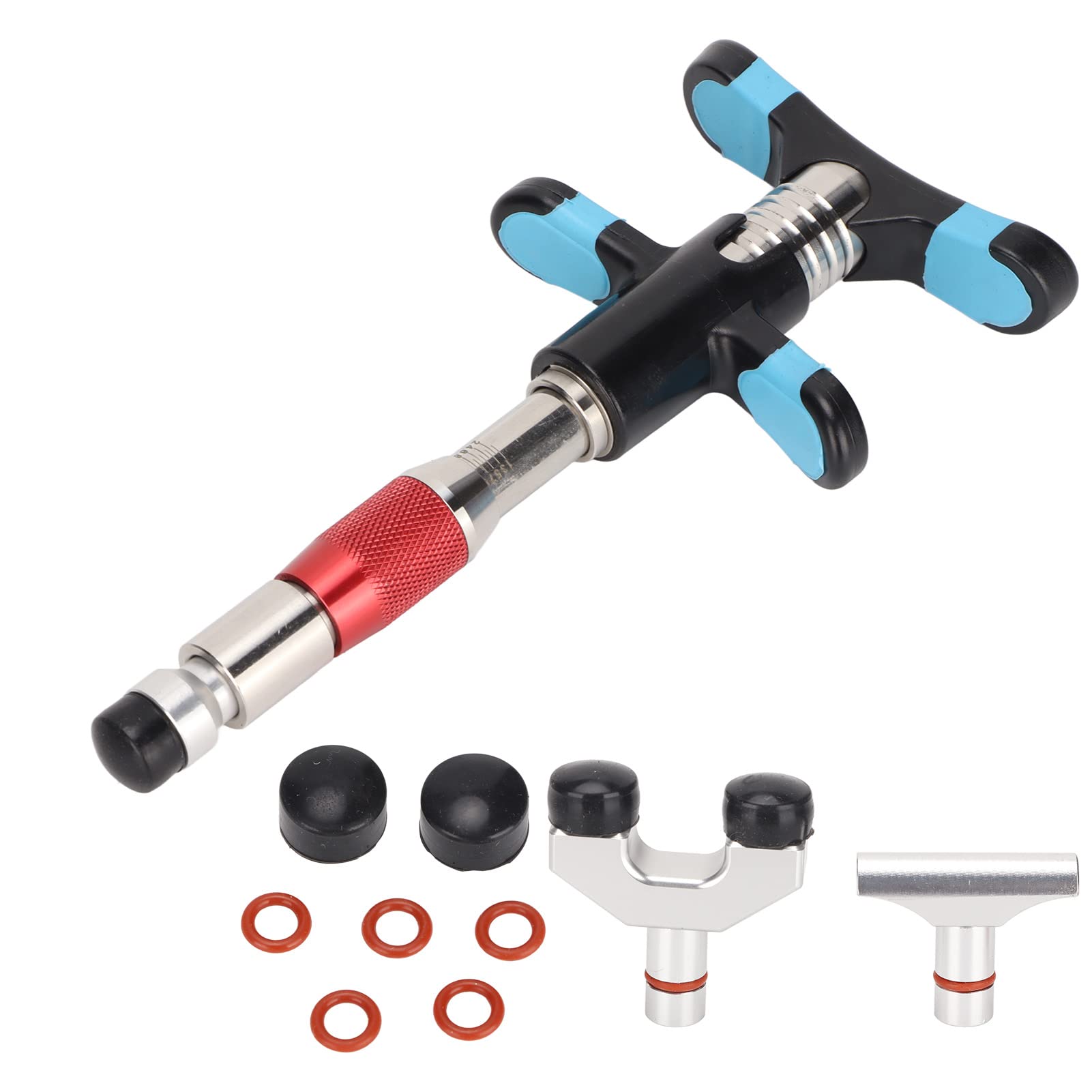 Professional Yangsense Manual Chiropractic Tool - Adjustable Vertebral Massager for Joint Pain Relief & Scoliosis Support with Multi-Function Head (Red) - Ideal for Office Workers & Home Therapy Use