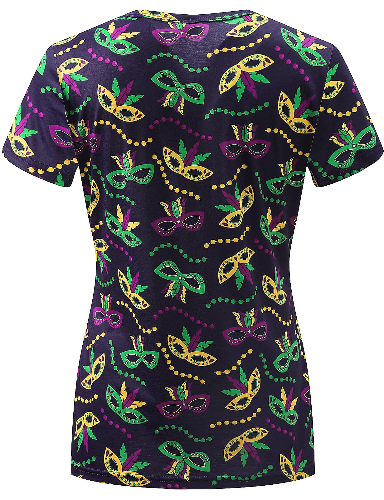 Women's Holiday Novelty Short Sleeve T-Shirts - Festive Christmas Party Tees for Casual Wear & Gift Giving