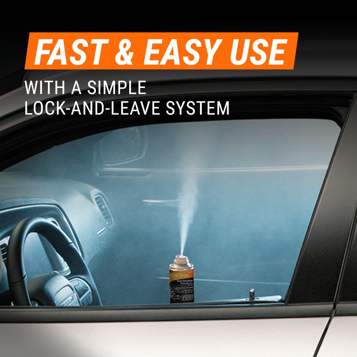 Armor All Fresh FX Odor Eliminator Car Fogger (3 Pack) - New Car Scent Air Freshener for Cars, SUVs & Trucks | Eliminates Smoke, Pet & Food Odors | Ideal for Vehicle Detailing & Interior Refresh