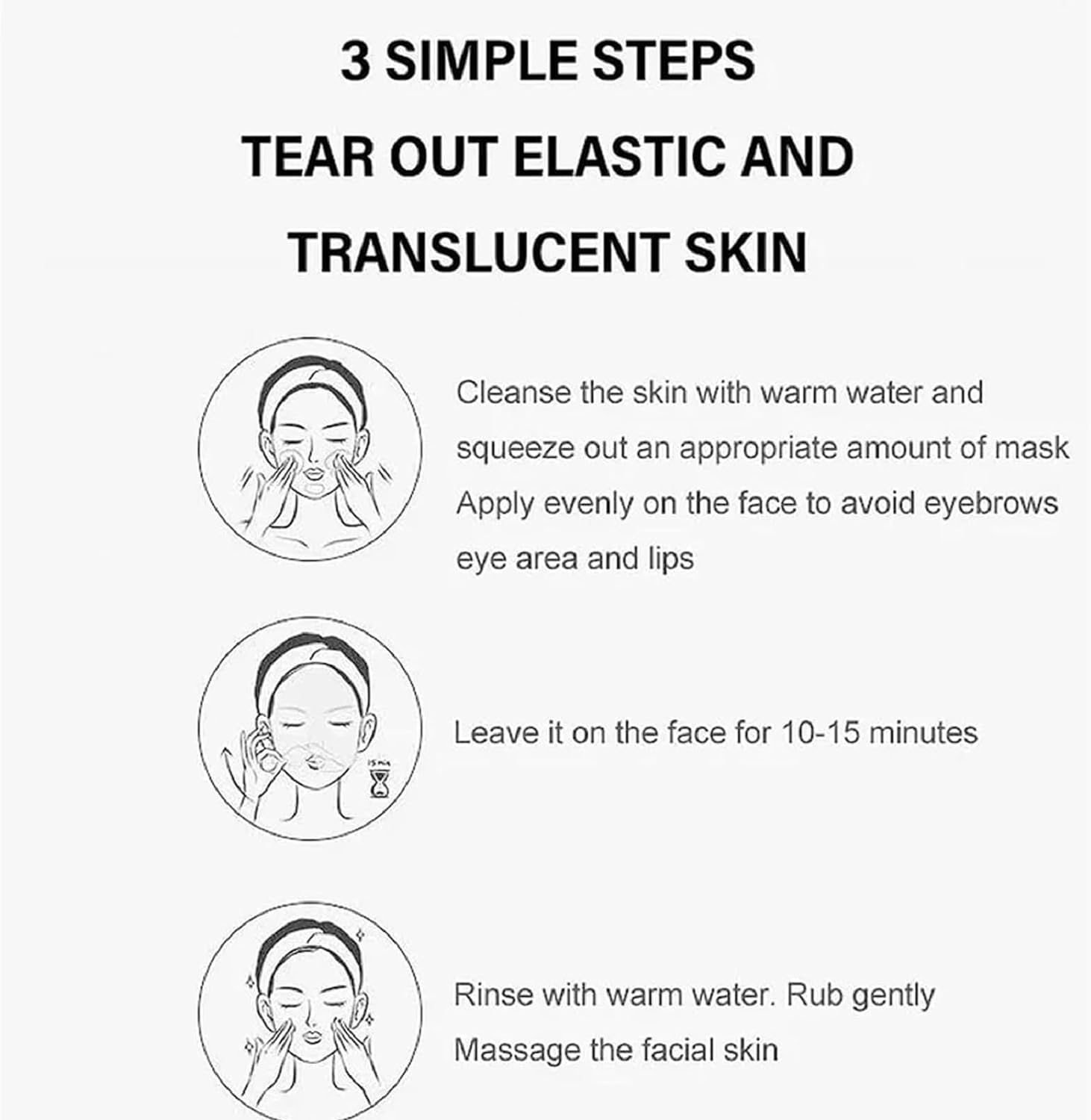 24K Golden Peel Off Mask - Anti-Wrinkle & Whitening Facial Treatment with 98.4% Pure Gold | Removes Blackheads, Reduces Fine Lines & Deep Cleans Pores | Heykomi Luxury Skincare for Spa Days & Special Occasions