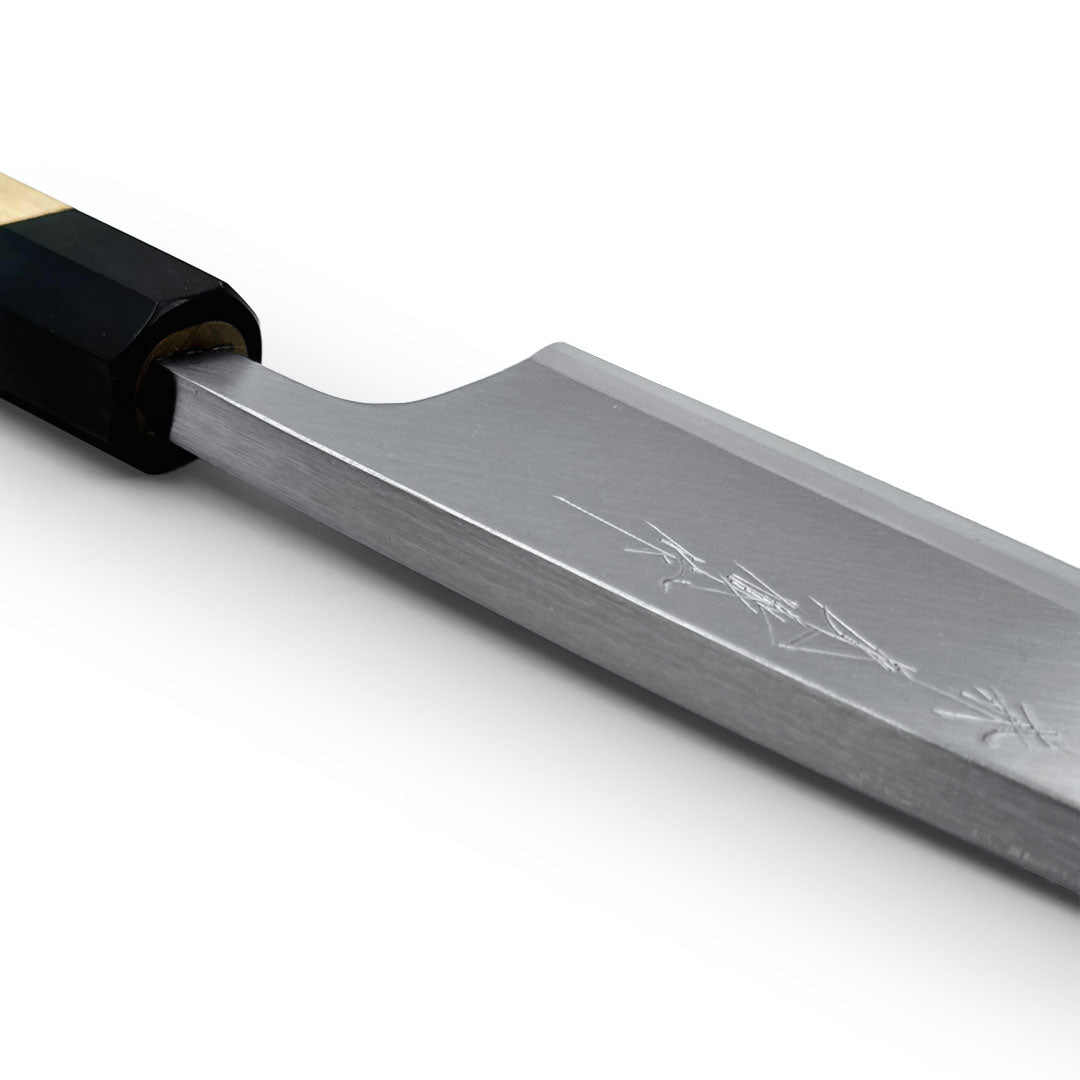 Ittosai Kotetsu White #2 Deba Knife 210mm (8.2 Inch) - Left Handed Japanese Chef Knife for Sushi, Fish Filleting & Professional Kitchen Use