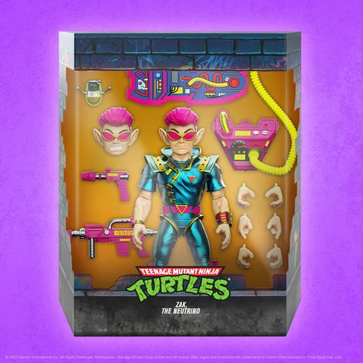 Teenage Mutant Ninja Turtles ULTIMATES! Zak the Neutrino Action Figure - Collectible TMNT Toy for Fans & Display - Perfect for Play, Gifts & Nostalgic Collections