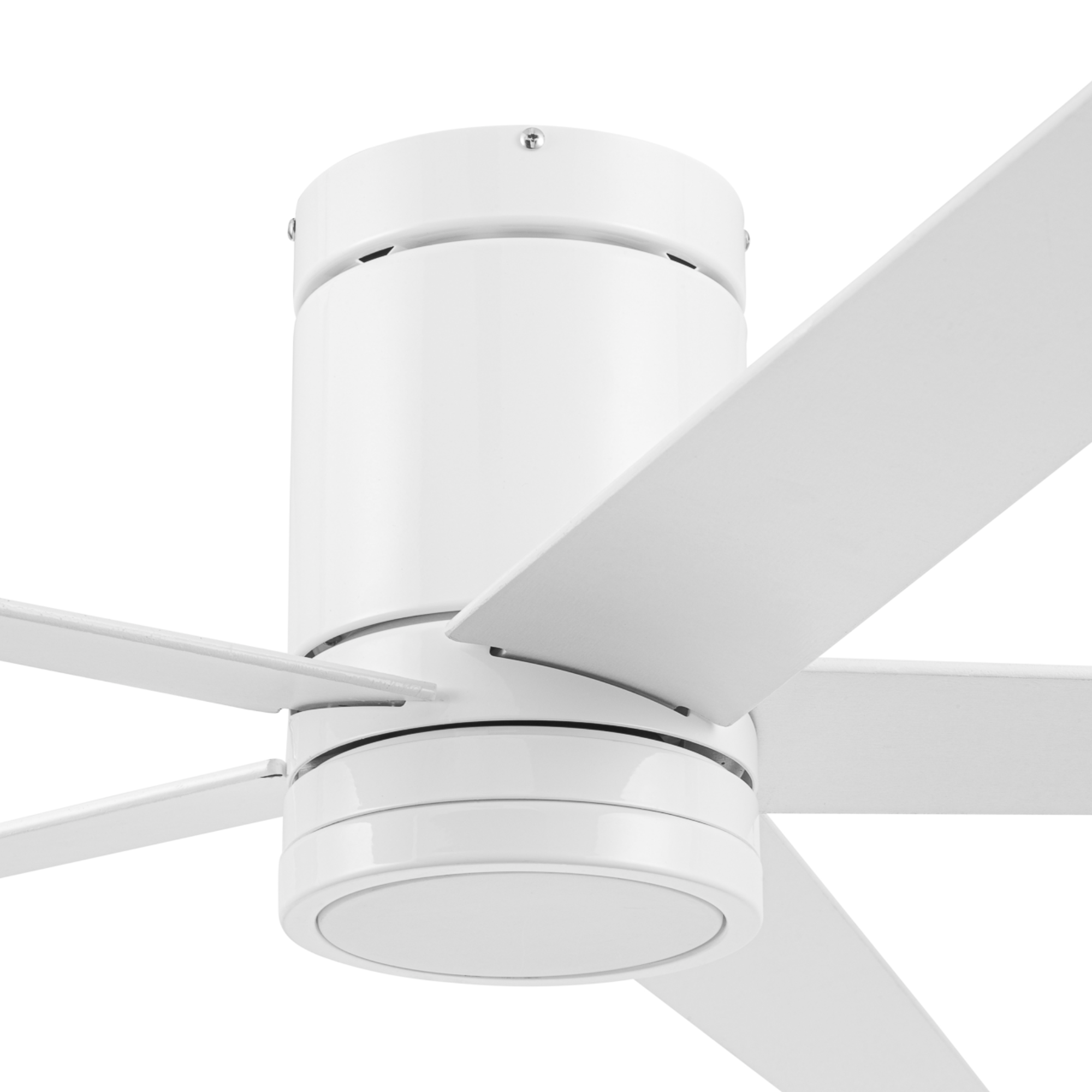 52 Inch Honeywell Graceshire White Ceiling Fan with Light Kit & Remote Control - Perfect for Living Room, Bedroom, and Outdoor Covered Patio