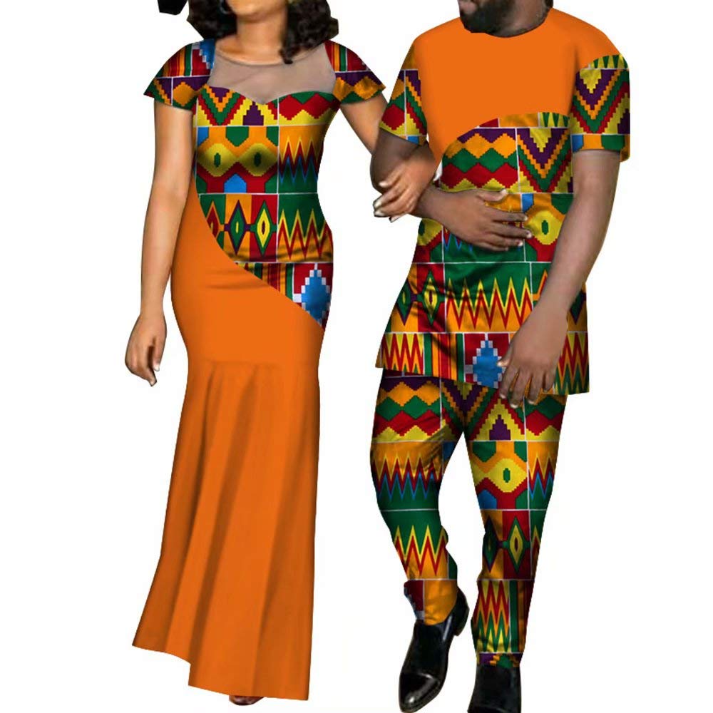 Stylish African Dashiki Outfits for Couples - Vibrant Summer Party Clothes, Big Yarn Dresses & Colorful Shirts & Pants | Perfect for Festivals, Weddings & Cultural Events
