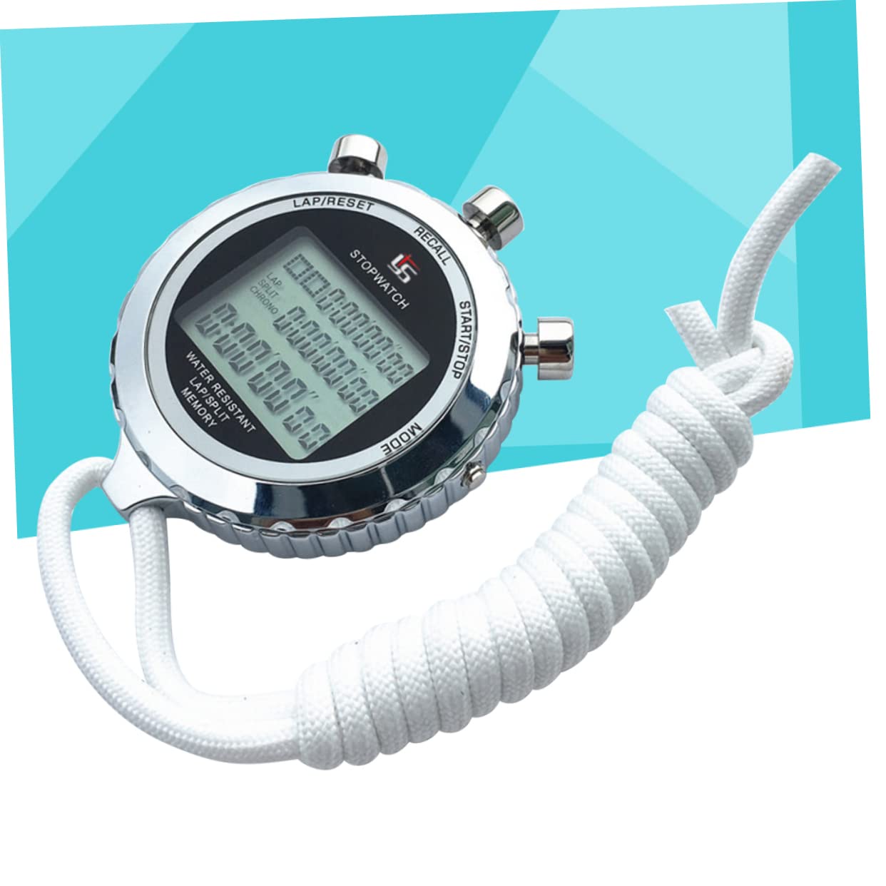 BCOATH Digital Stopwatch Timer for Athlete Training, Study, Beauty, Cooking - Waterproof Chronograph with Large Display for Gym, Kitchen, Classroom & Sports