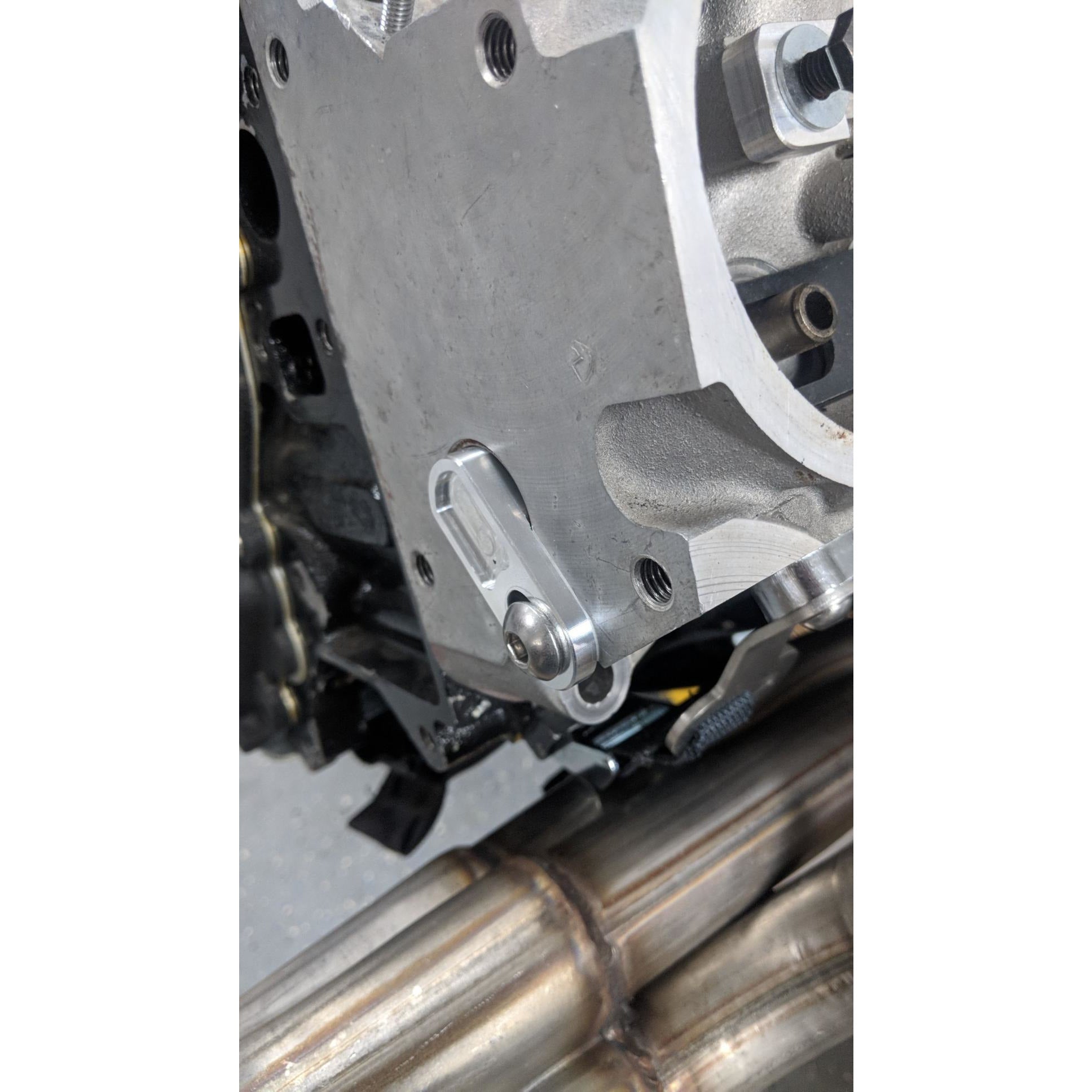 Motion Raceworks LS1 Billet Frost Freeze Plug Brackets (Set of 4) - High-Performance Engine Cooling Solution for LS1 Engines - Ideal for Racing, Off-Road & Performance Builds