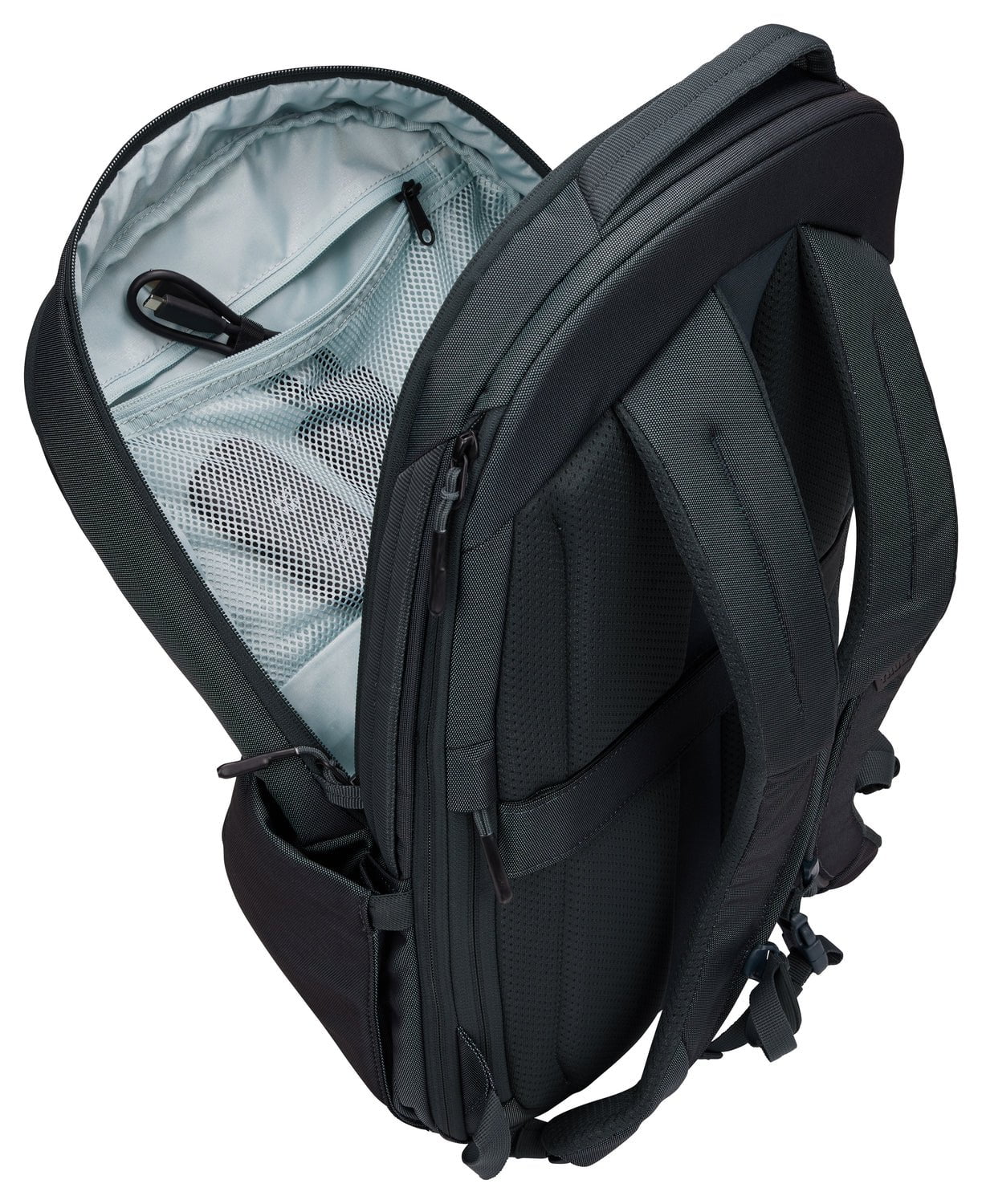 Thule Subterra 2 27L Laptop Backpack for Men & Women - Water-Resistant Dark Slate Gray Business Travel Backpack - Perfect for Commuting, Work & College