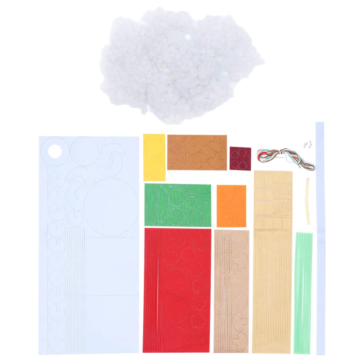 Bestoyard Kids Educational DIY Craft Kit - Non-Woven Felt Art Supplies for Toddlers & Children | Creative Brain Development Toys for Home & Classroom Activities