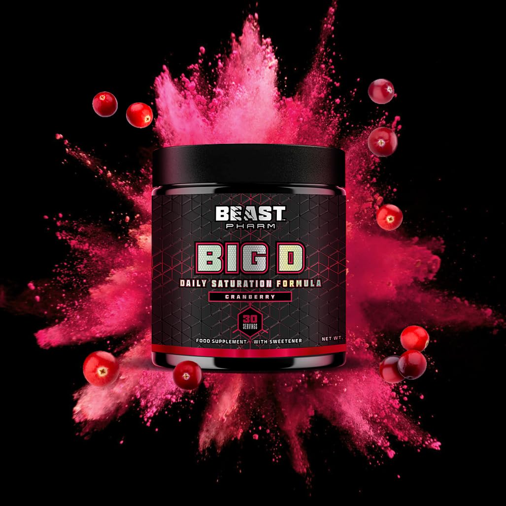 Beast Pharm Big D Protein Powder - 30 Servings, 390g for Muscle Recovery & Strength Building | Post-Workout & Fitness Supplement