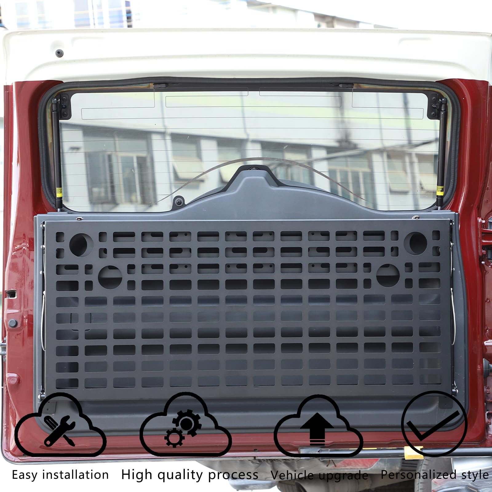 Toyota FJ Cruiser 2007-2021 Center Console Organizer - Side Outlet Storage Bag & Trunk Storage Box for Car Accessories - Perfect for Road Trips, Camping Gear, and Off-Road Adventures
