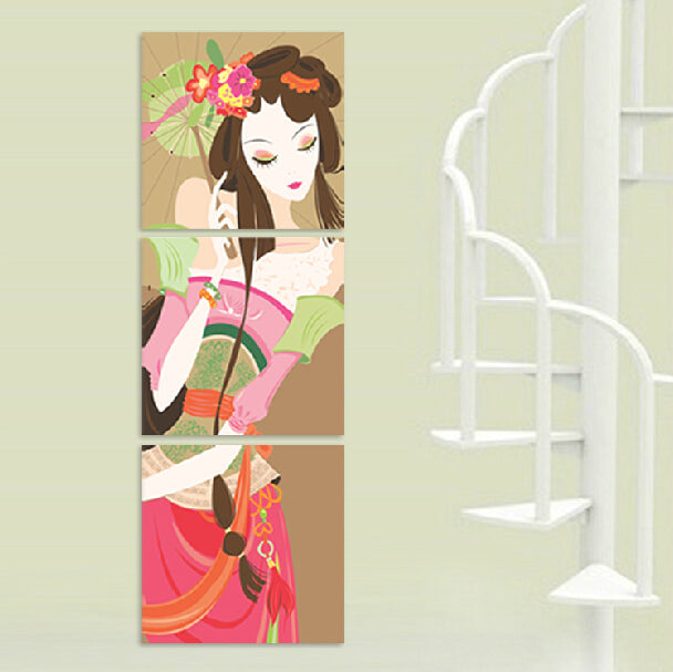 DIY Hand-Painted Oil Painting by Numbers Kit - Framed 40x50 Graceful Girl Digital Art for Home Decor | Perfect for Living Room, Bedroom & Office Wall Art