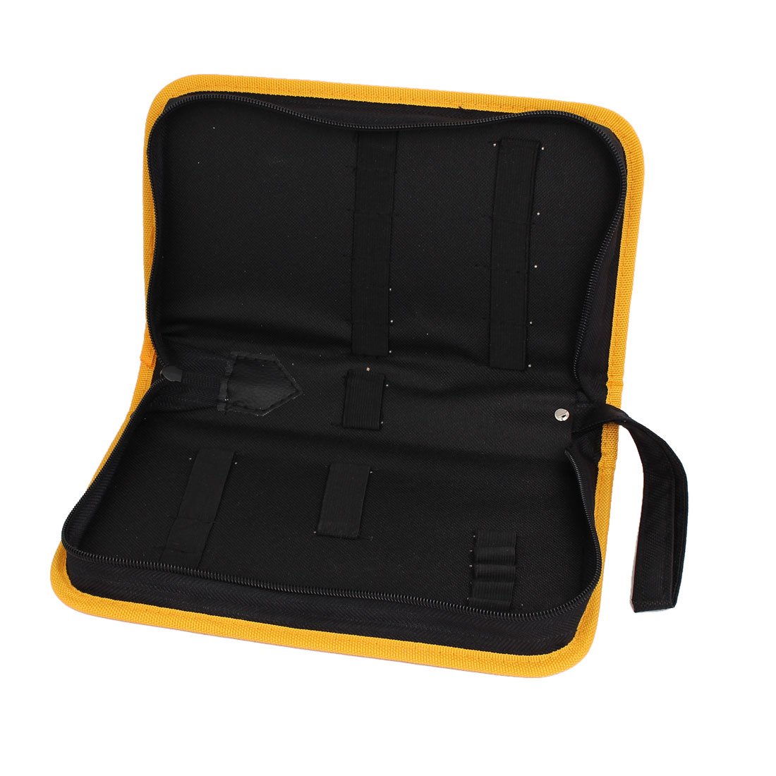 IIVVERR Oxford Cloth Zipper Closure Portable Storage Case - Durable Tool Bag & Organizer for DIY, Crafts, and Home Repair - Perfect for Electricians, Mechanics, and Handymen (Black)