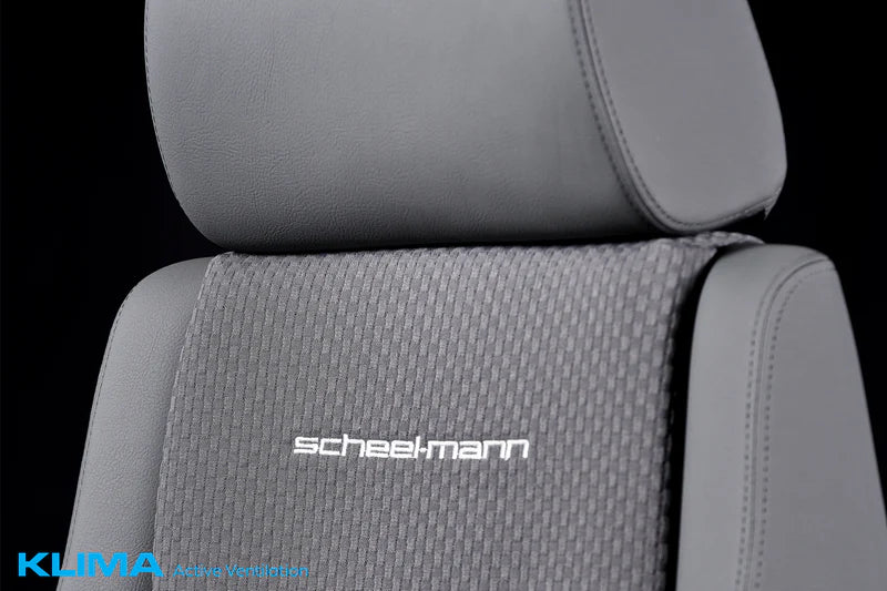 Scheel Mann Vario F XXL Climate Active Ventilation Seat - Premium Motorcycle Comfort for Long Rides & Hot Weather
