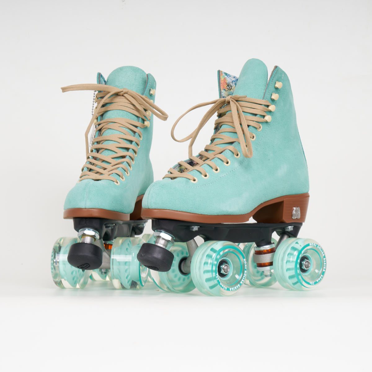 Moxi Lolly Floss Roller Skates for Women - Outdoor & Indoor Quad Skates with Colorful Laces - Perfect for Rink, Park, and Street Skating