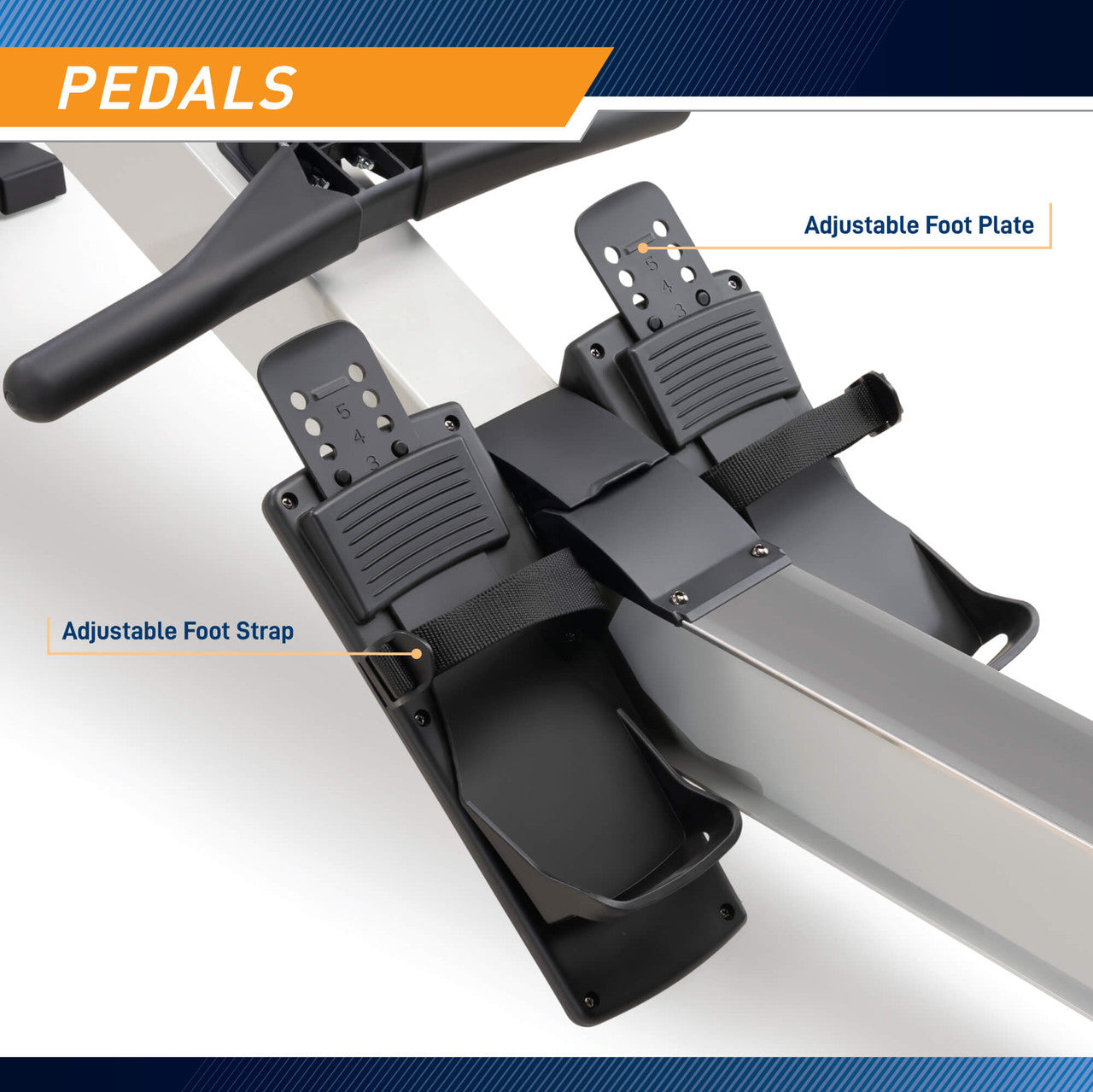 Premium Adjustable Air Resistance Rowing Machine for Home Gym - NS 7874RW | California Fitness Products - Perfect for Cardio Workouts & Full-Body Training