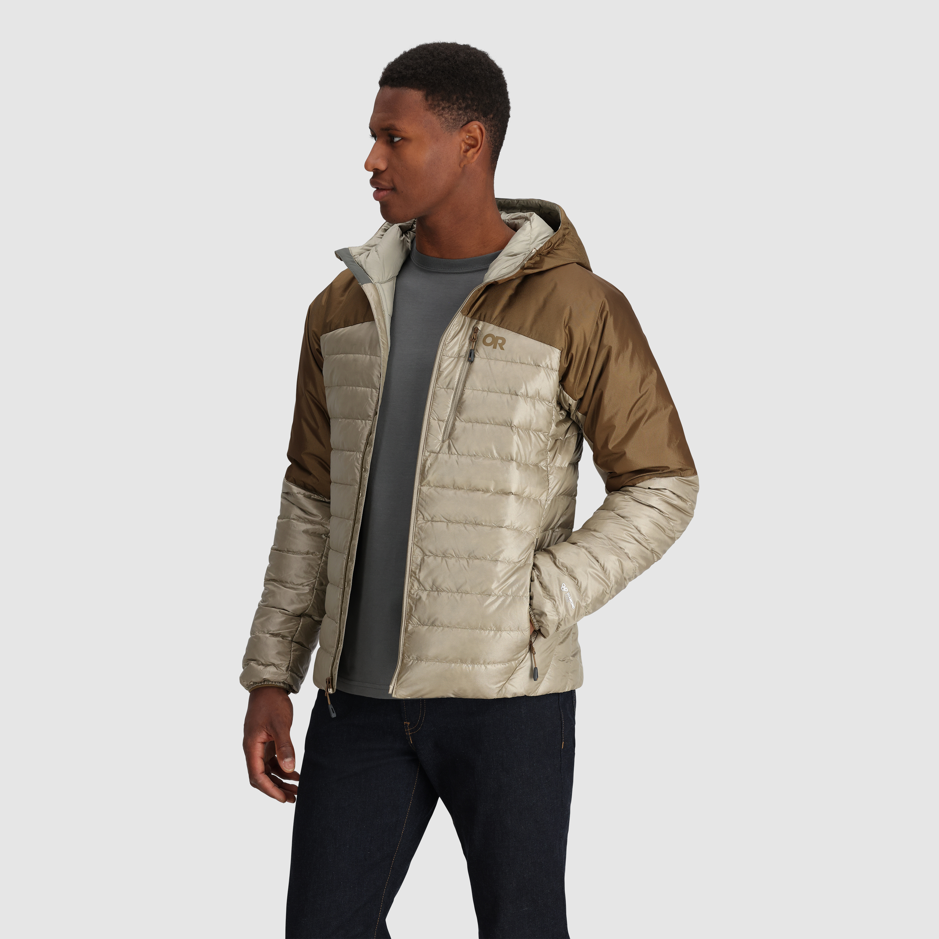 Men's Helium Down Hoodie - Lightweight Warm Winter Jacket for Outdoor Hiking & Camping - Waterproof Windproof Insulated Coat for Cold Weather