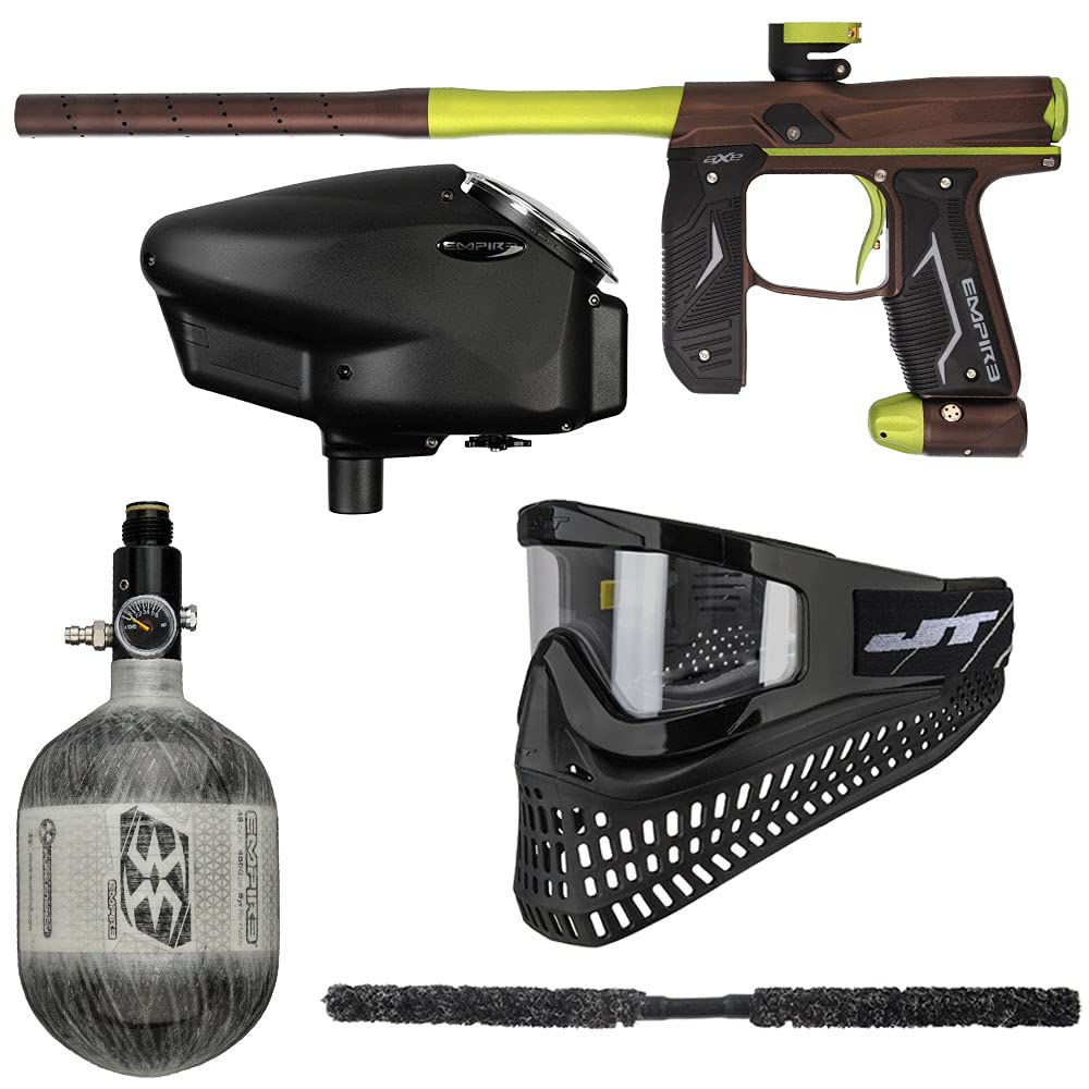 Action Village Empire Axe 2.0 Insane Paintball Gun Kit with Air Tank - High Performance Paintball Marker for Competitive Play & Outdoor Sports
