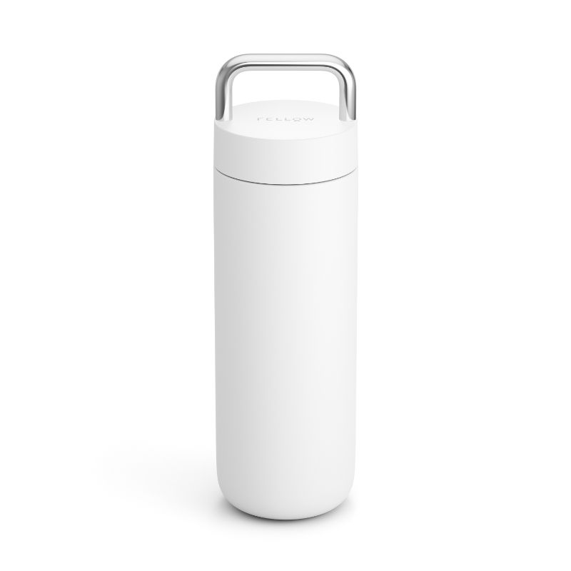 Fellow Carter Carry Tumbler - 20oz Insulated Travel Mug with Leak-Proof Lid, Stainless Steel Vacuum Flask for Hot & Cold Beverages - Perfect for Coffee, Tea, Water On-The-Go, Office, Commuting & Outdoor Activities