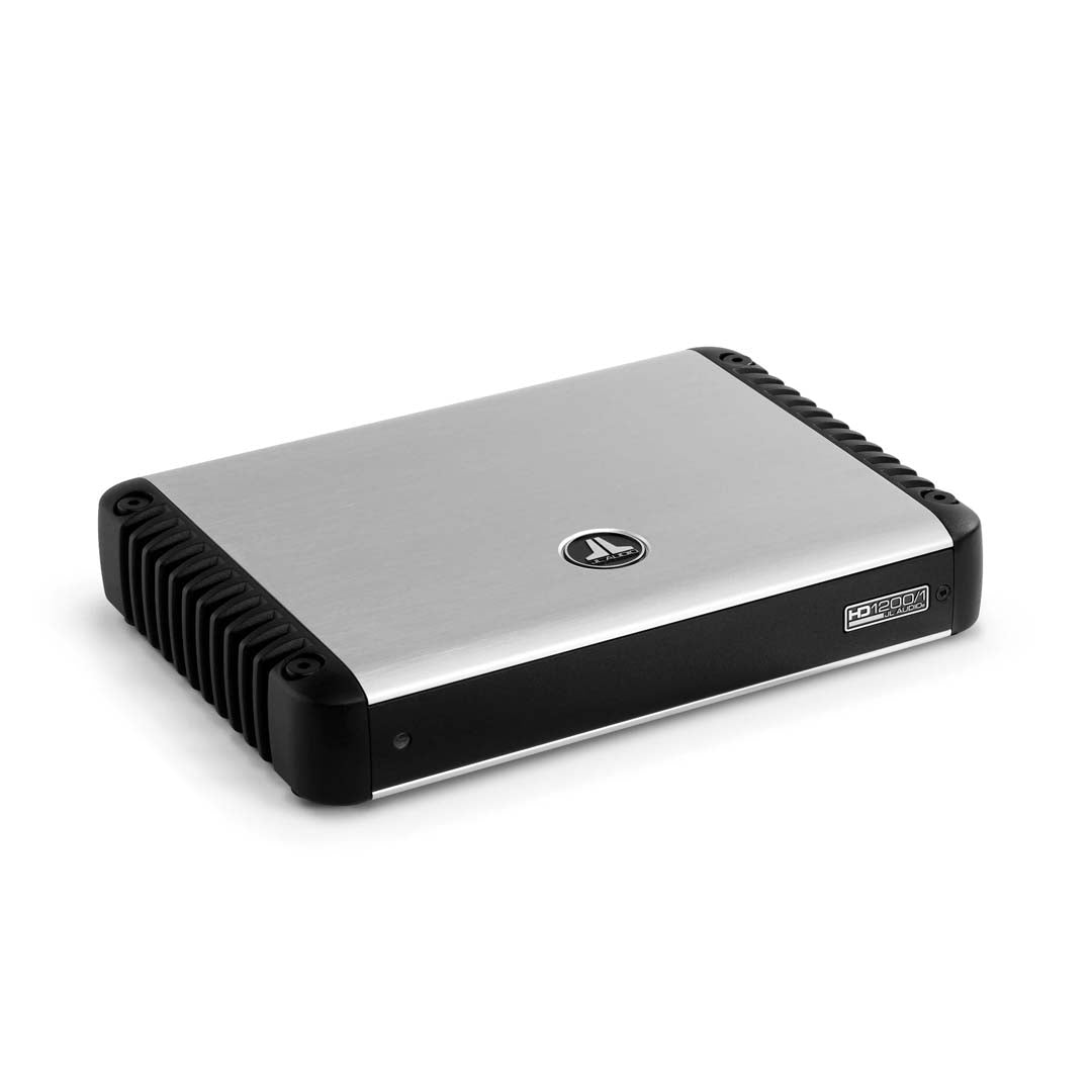JL Audio HD1200/1 HD Series Class D Monoblock Car Amplifier - 1200W RMS Power for Deep Bass | Perfect for Car Audio Systems & Subwoofer Upgrades