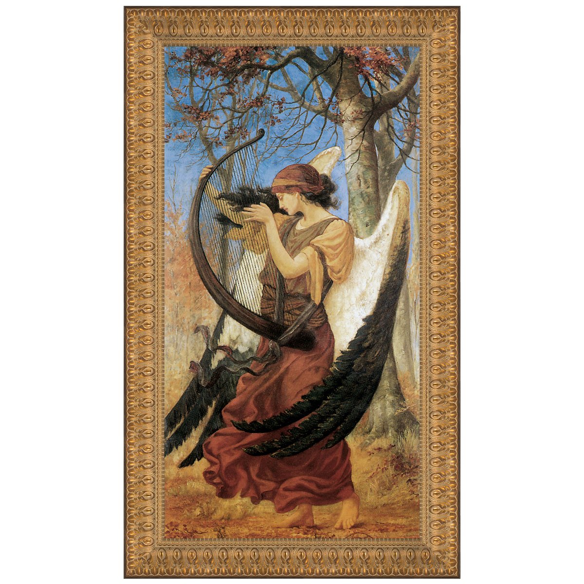 Design Toscano Titania's Awakening 1896 Canvas Art Print - Small Wall Decor for Living Room, Bedroom & Office | Victorian Fairy Painting Reproduction