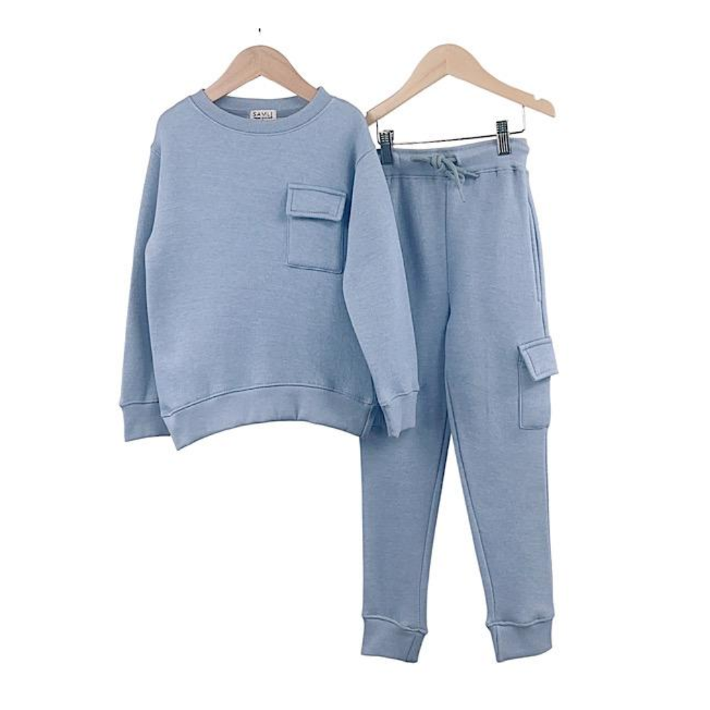 Columbia Men's Pocket Sweatshirt & Jogger Tracksuit Set - Lightweight Fleece Hoodie with Zipper Pockets & Comfortable Athletic Pants for Running, Gym Workouts and Casual Wear