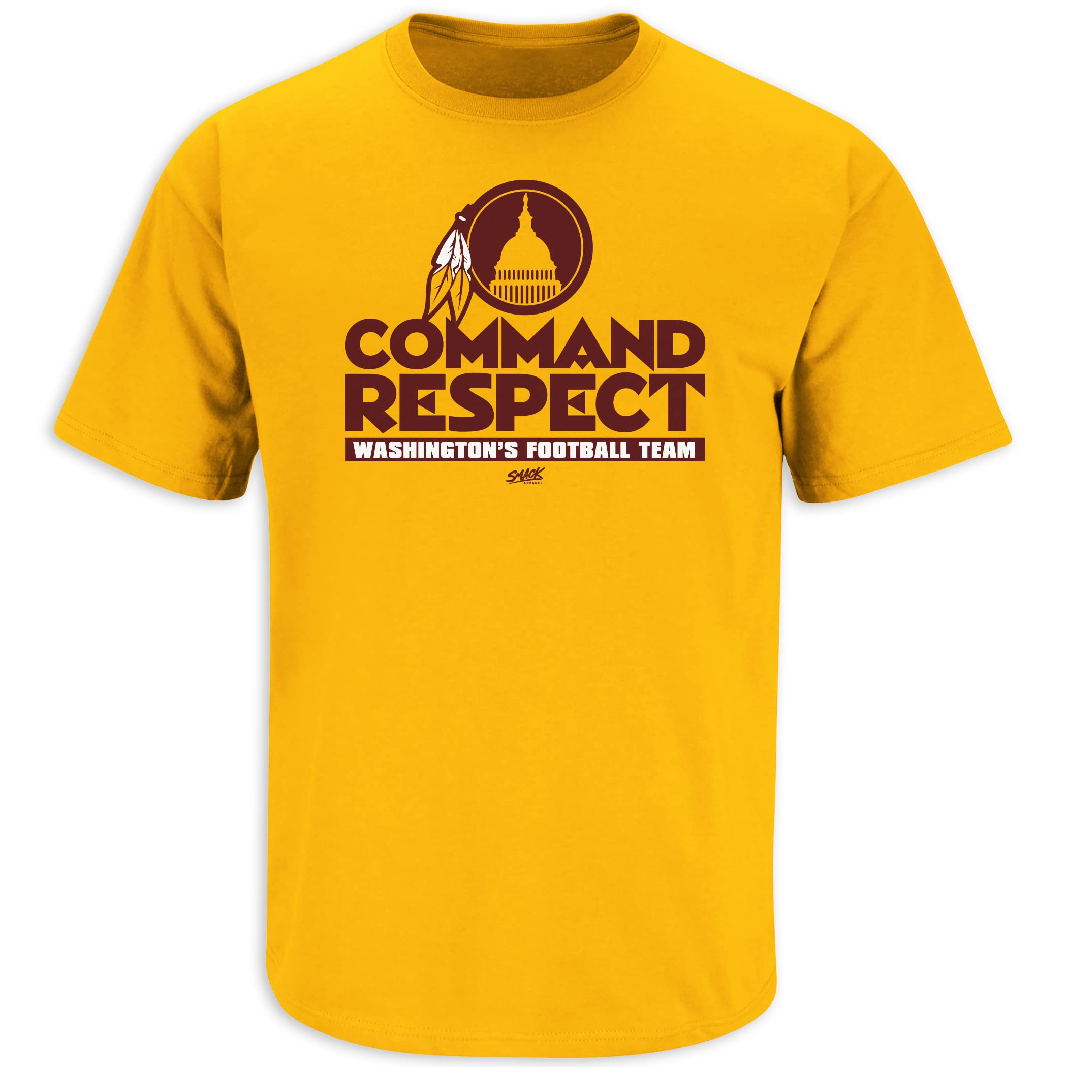 Washington Football Team Command Respect T-Shirt for Fans - Sizes SM to 5XL - Perfect for Game Day, Tailgating & Showing Team Spirit