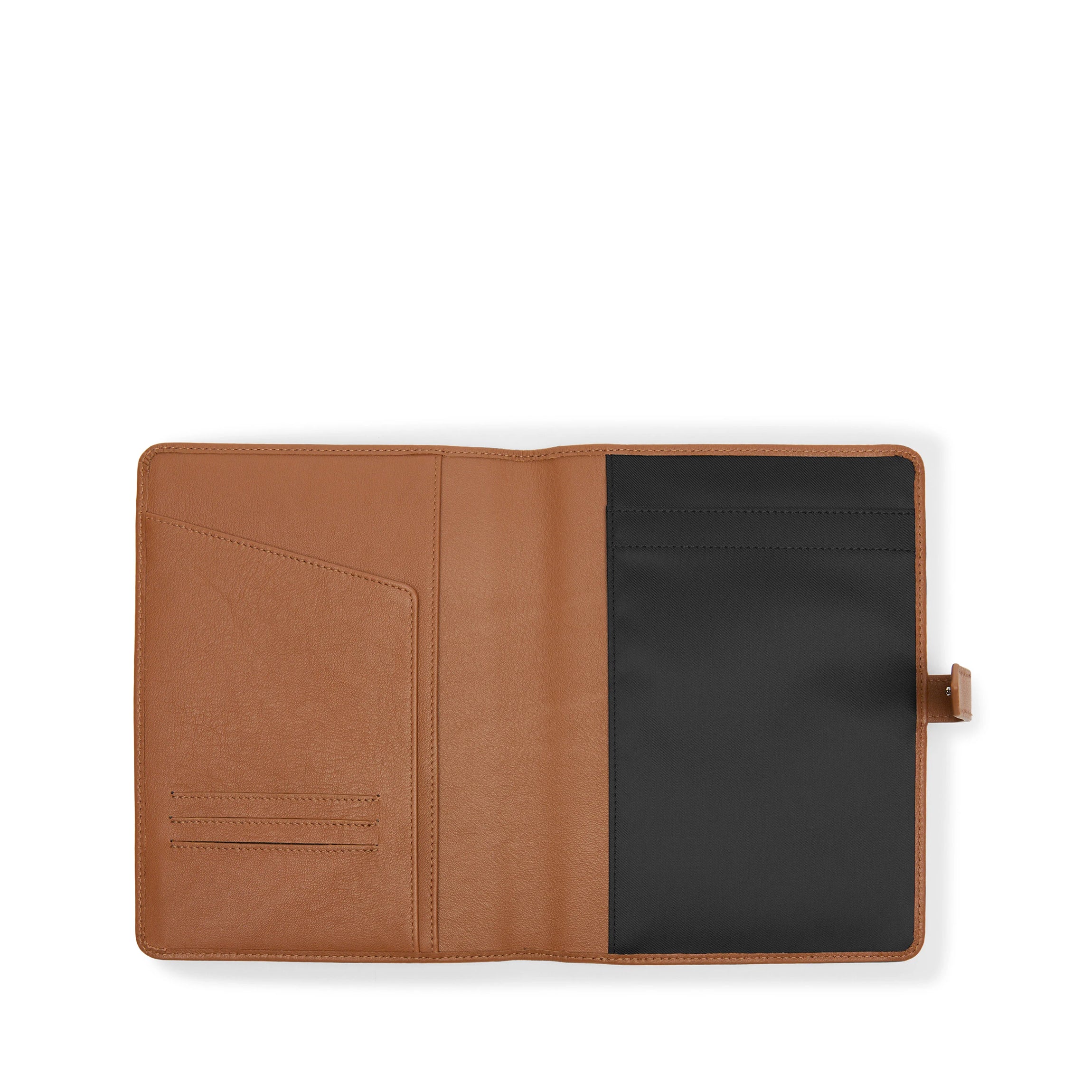 A5 Snap Journal Cognac Leather Notebook - Refillable Travel Diary for Writing, Sketching & Note Taking - Perfect for Journaling, Bullet Journal & Office Use