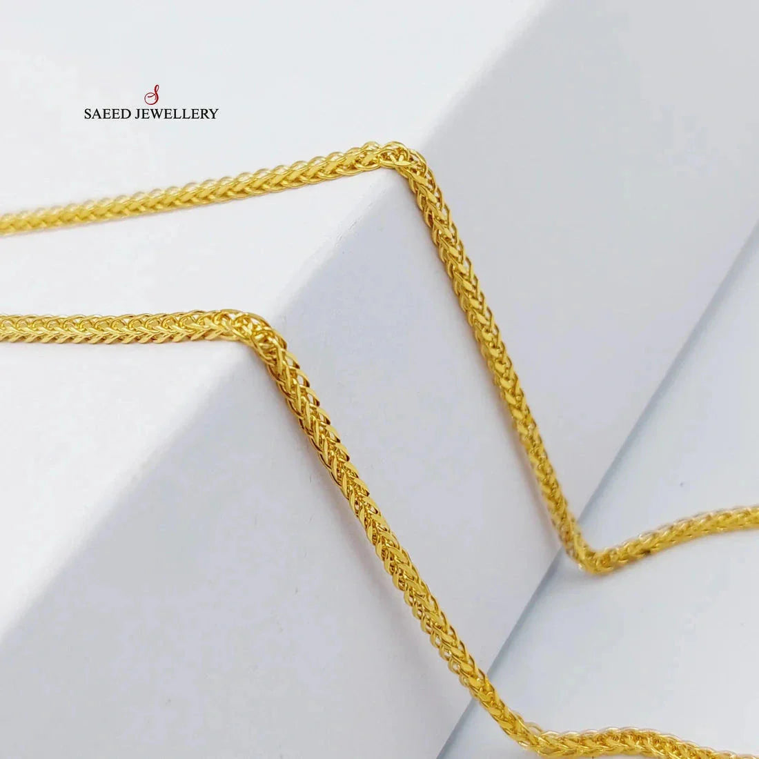 2mm Franco Chain Necklace 40cm Gold/Silver Plated Stainless Steel - Perfect for Layering, Gifts & Everyday Wear