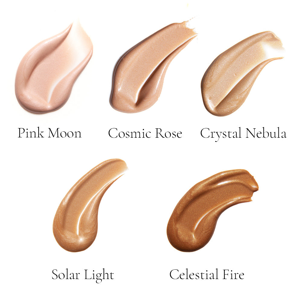 Crystal Nebula Highlighter - Glow Enhancing Makeup for a Radiant Look | Perfect for Night Out & Special Occasions