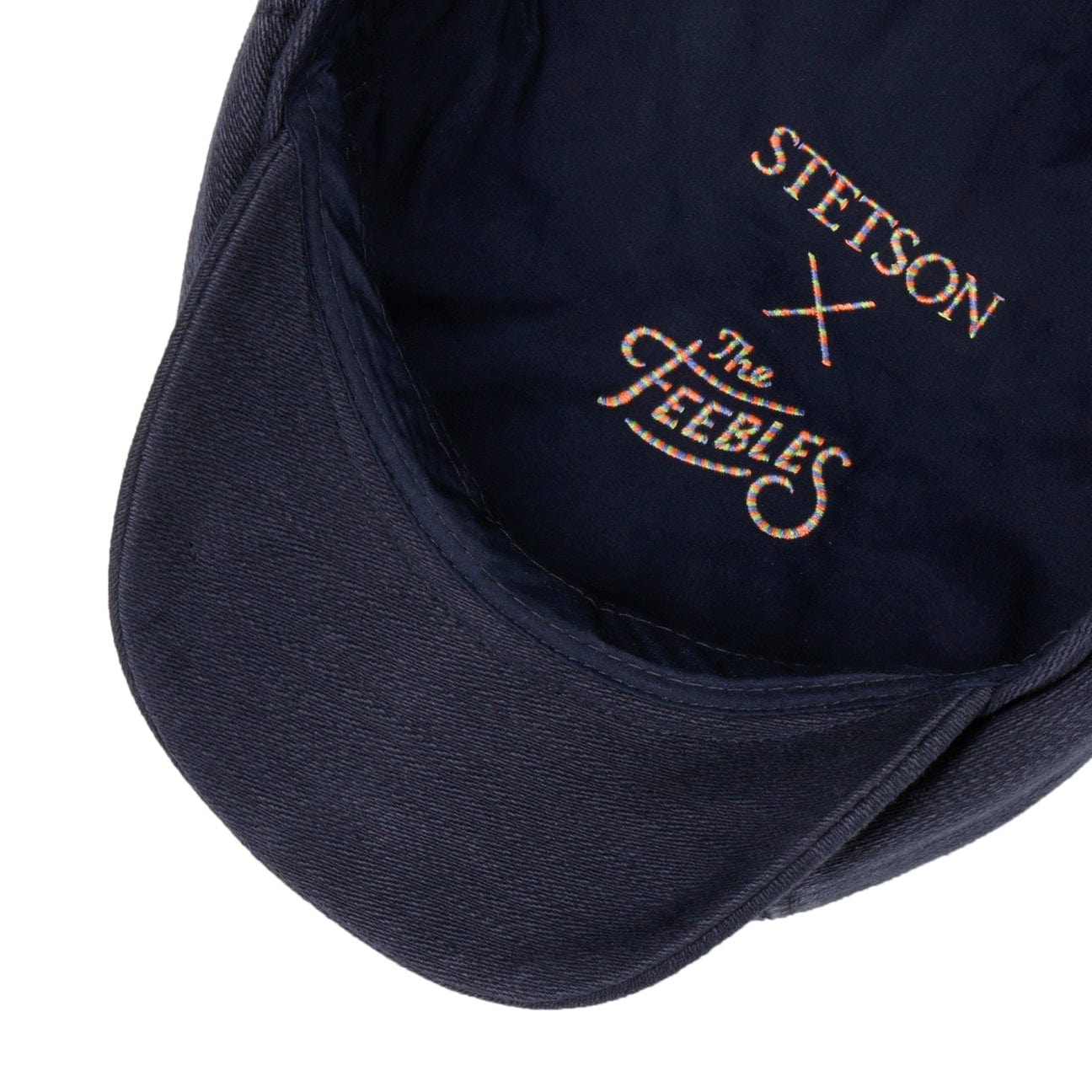 Stetson Hatteras Cotton x The Feebles Flat Cap - Classic Men's Summer Hat for Outdoor Activities, Golf, and Casual Wear