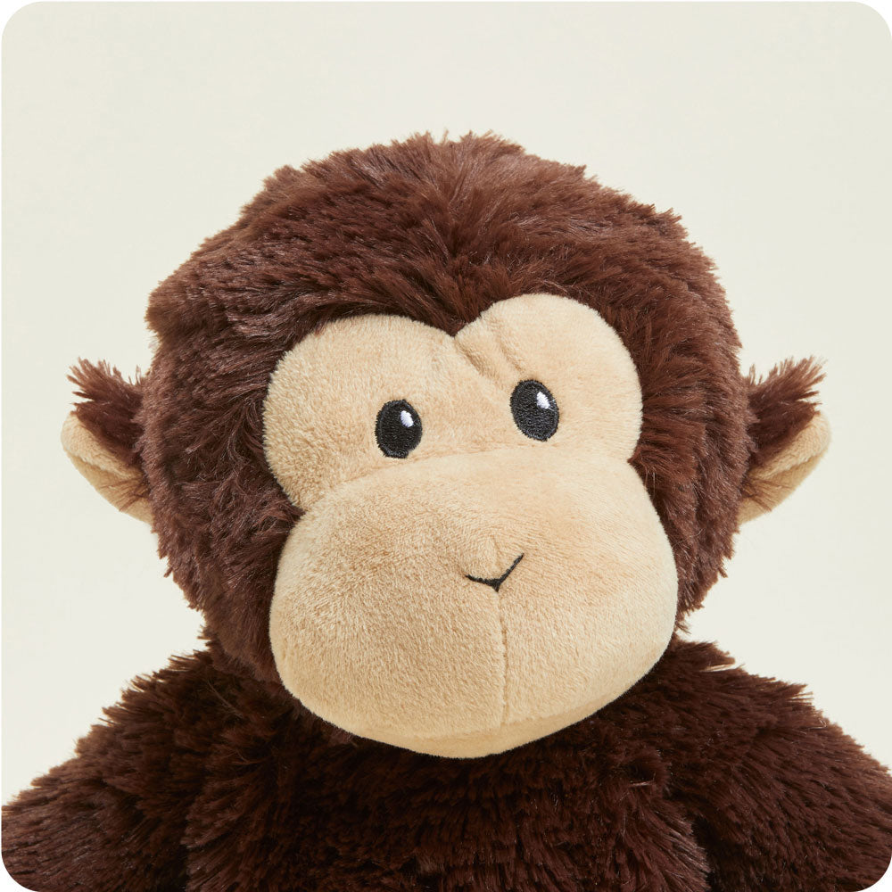 Chimp Warmies - Adorable Plush Stuffed Animal with Microwavable Heat Pack for Kids & Adults - Perfect for Relaxation, Stress Relief & Comfort at Home or Travel