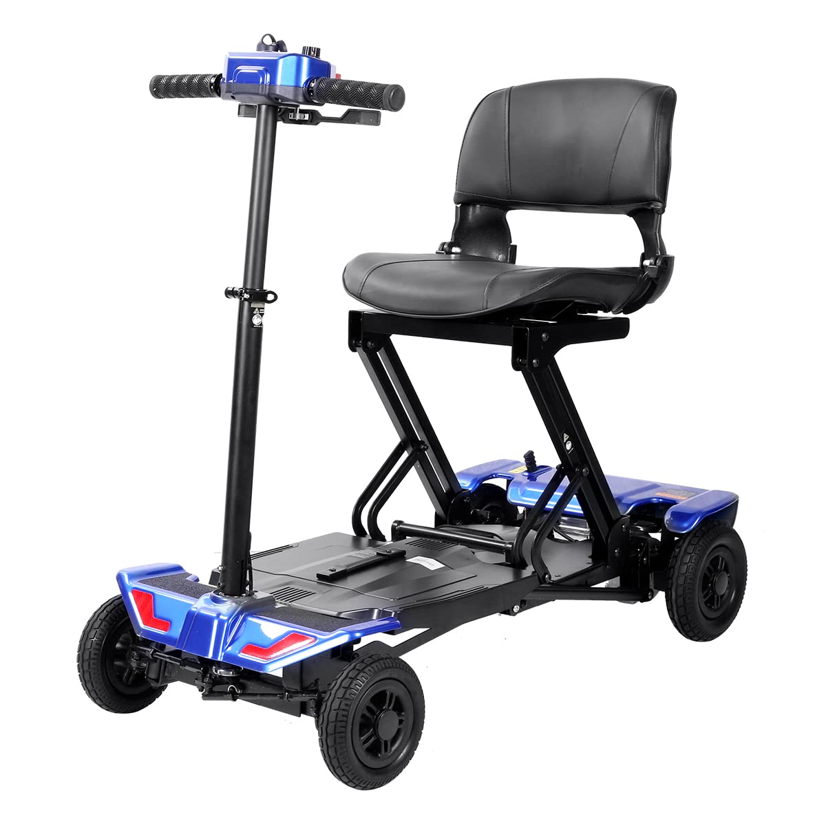 Rubicon FX70 Foldable Electric Mobility Scooter for Adults - 4 Wheel Heavy-Duty Scooter with Longest Range & Lithium Battery | One-Click Automatic Folding | Ideal for Travel, Shopping & Outdoor Mobility (Model5)