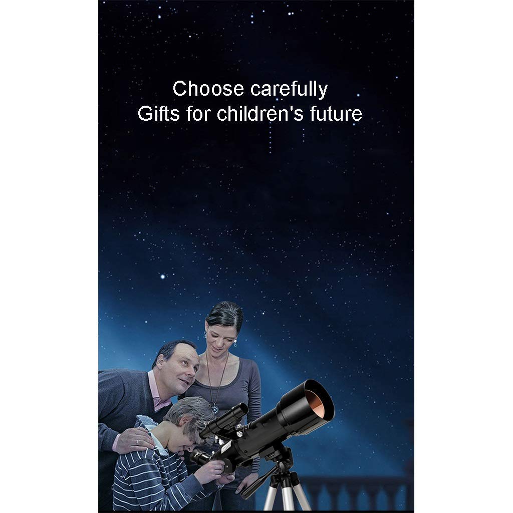 Best Refractor Telescope for Beginners - 70mm Large Aperture Astronomy Telescope with Carry Bag & Tripod - Perfect for Stargazing, Travel & Kids Educational Gifts
