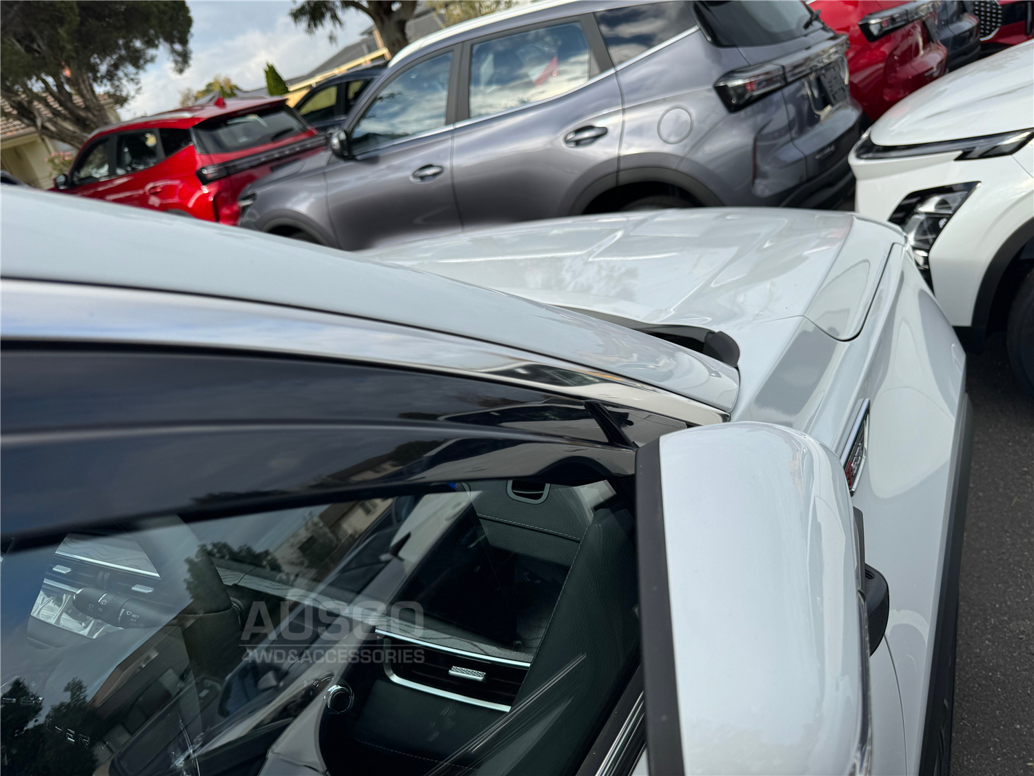 Chery Tiggo 8 Pro Max 2024+ Car Window Weather Deflectors - Rain Guards & Windshield Protection - Perfect for All-Weather Driving & Road Trips