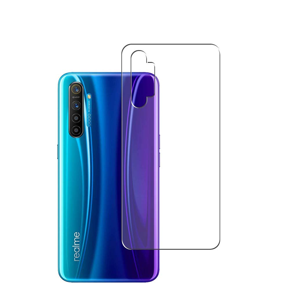 2 Pack Realme XT Back Screen Protector Film - TPU Flexible Guard Cover (Not Tempered Glass) - Scratch Resistant Protection for Phone Rear Camera & Back Panel - Perfect for Outdoor Activities & Daily Use