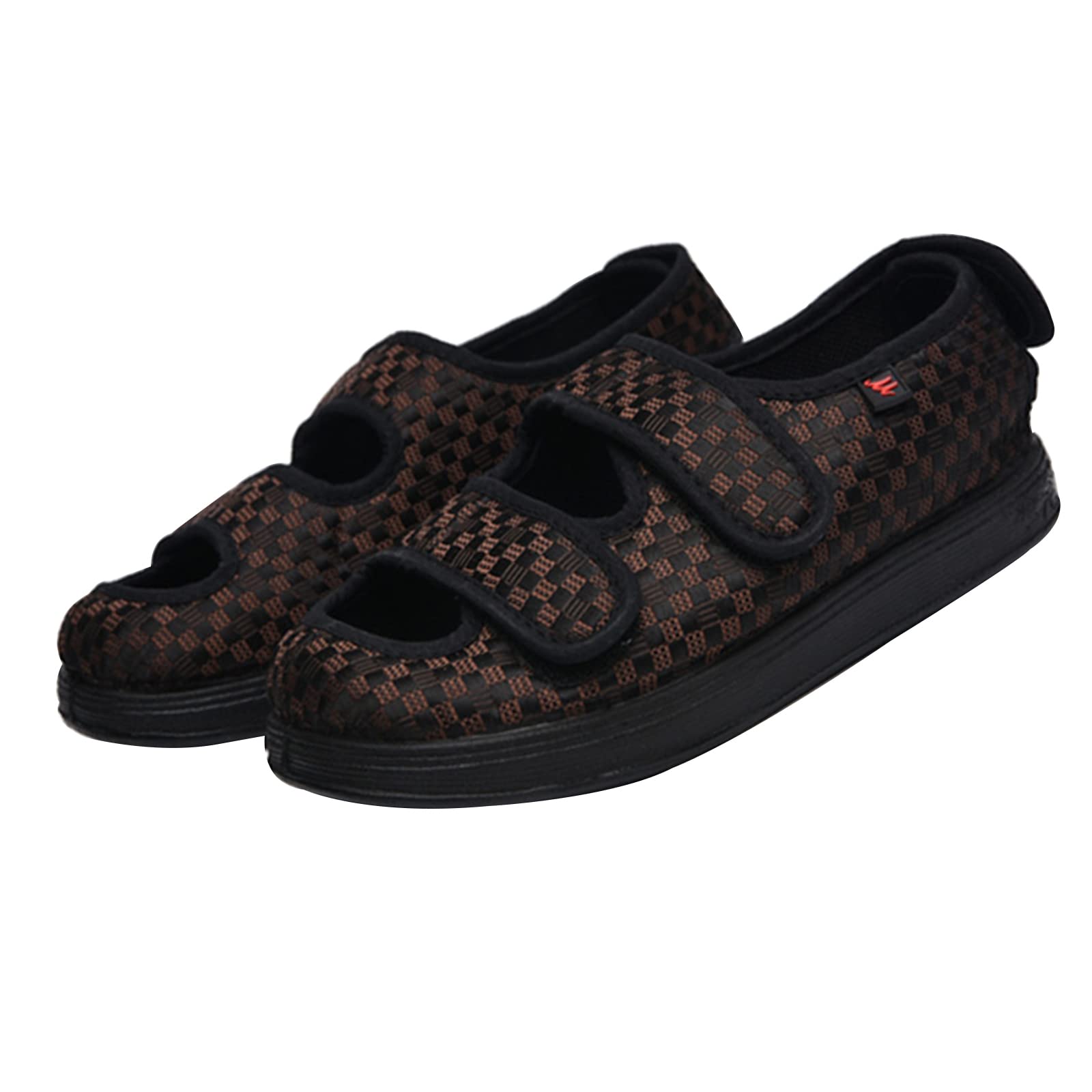 Men's Diabetic Comfort Shoes - Non-Slip Orthopedic Casual Shoes for Walking & Daily Wear - Breathable Indoor Slippers & Outdoor Sandals for Diabetics with Foot Pain