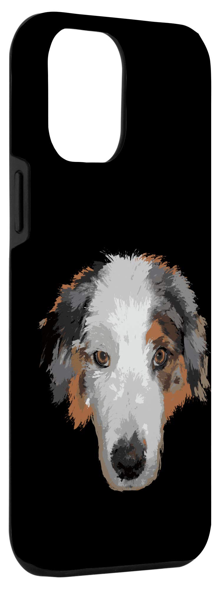 iPhone 12 Pro Max Case with Australian Shepherd Art Print - Funny Gift for Dog Lovers | Perfect for Everyday Use, Work & Travel Protection