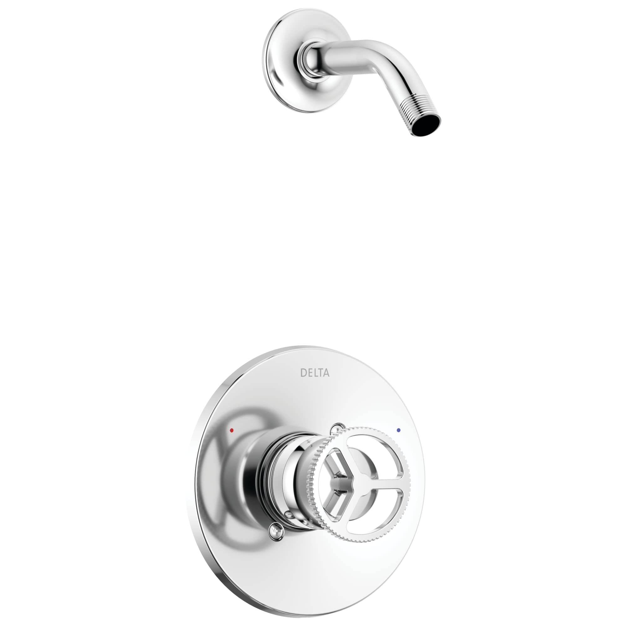 Delta Faucet Trinsic 14 Series Single Handle Chrome Shower Faucet Set with Trim Kit - T14258-LHD (Shower Head & Valve Sold Separately) - Perfect for Modern Bathroom Renovations & Spa-Like Shower Experiences