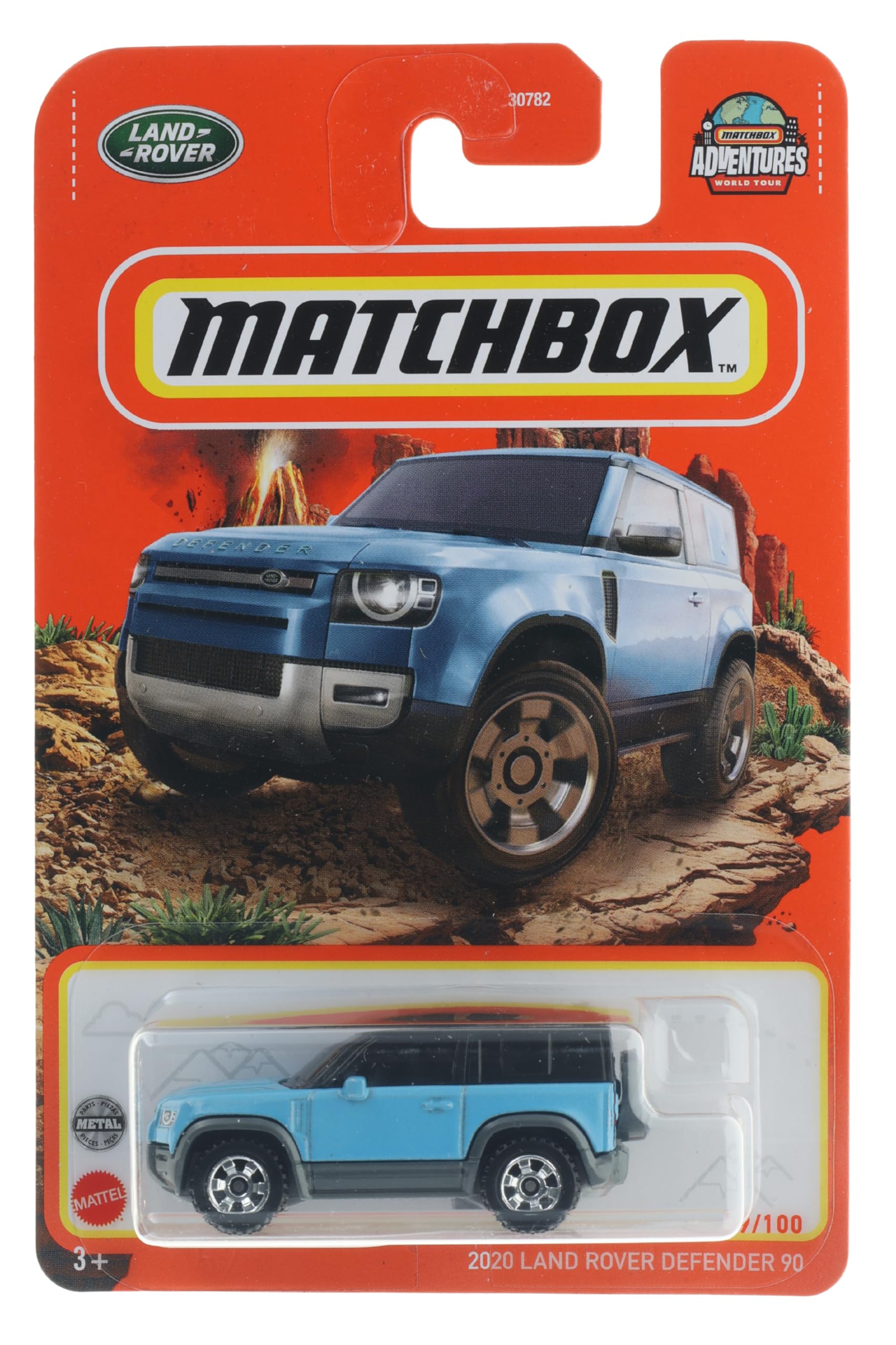 Hot Wheels Matchbox 2020 Land Rover Defender 90 Die-Cast Toy Car - 1:64 Scale Collectible Model for Kids & Adults - Perfect for Play, Display & Gifts